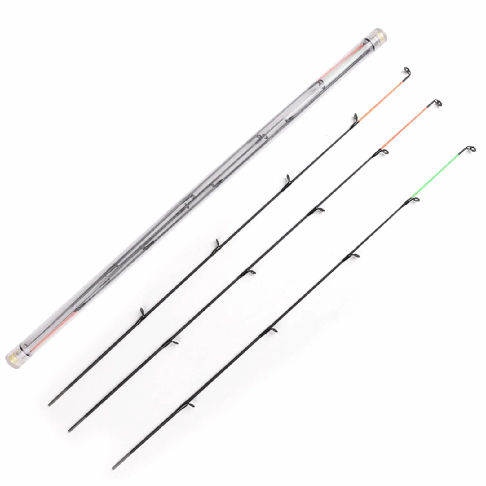 Caña de pescar fibra de vidrio M/L/H 50-120 g accesorio pesca
