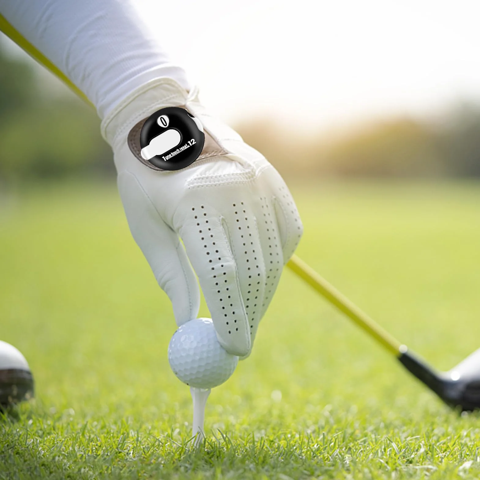 Contador de puntuación de golf portátil – Accesorio de soporte preciso para reloj, guantes, bolsa