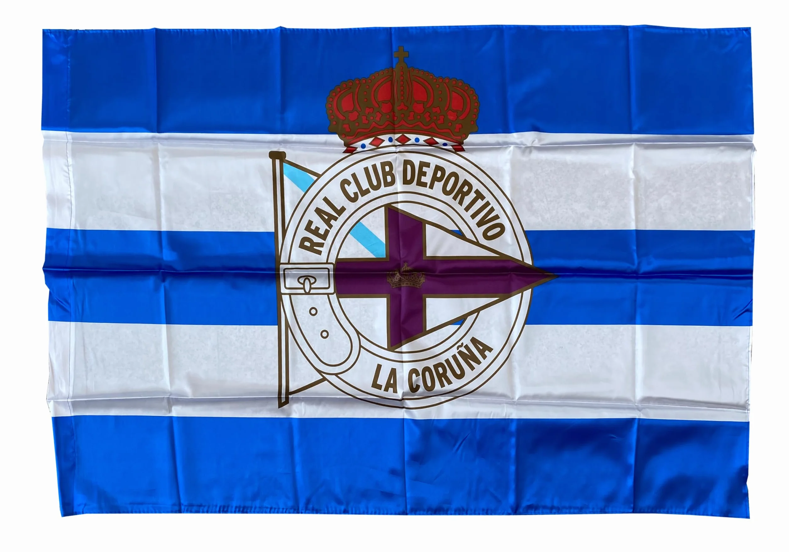 RC Deportivo De La Coruña Bandera Franjas Horizontales
