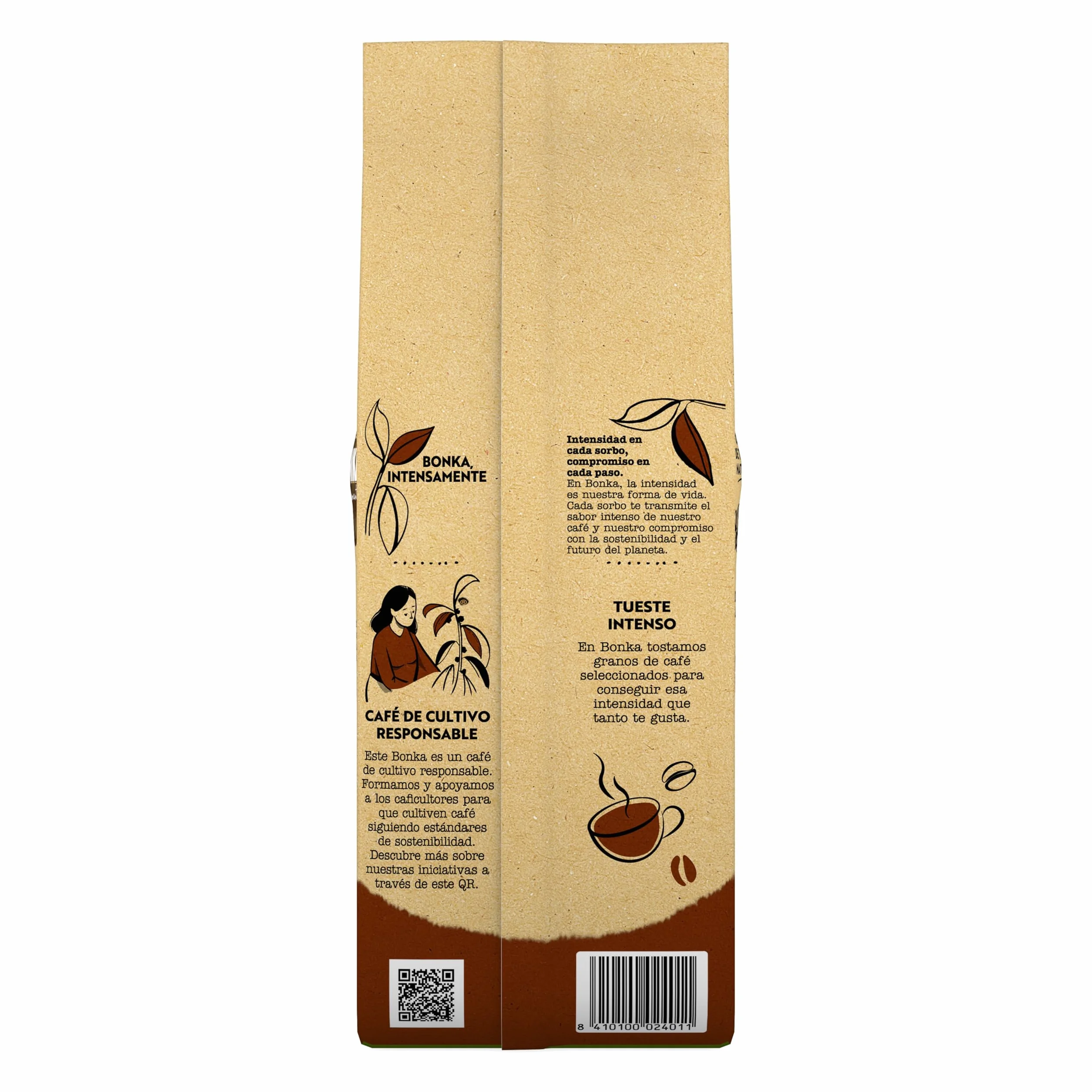Bonka Café Tostado Grano Natural 500g