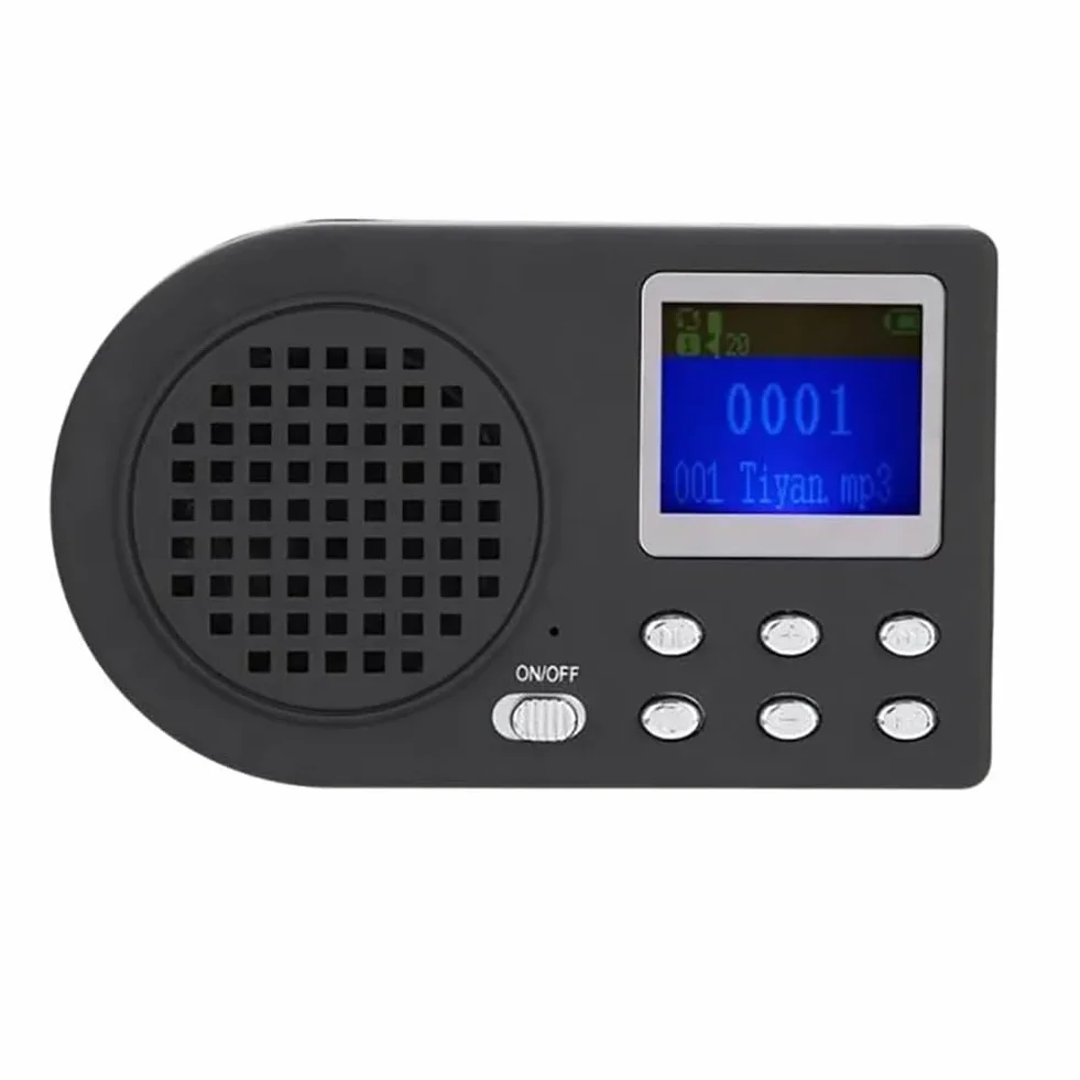 Llamador de Pájaros con Altavoz, Reproductor MP3 Digital, Control Remoto, Enchufe UE
