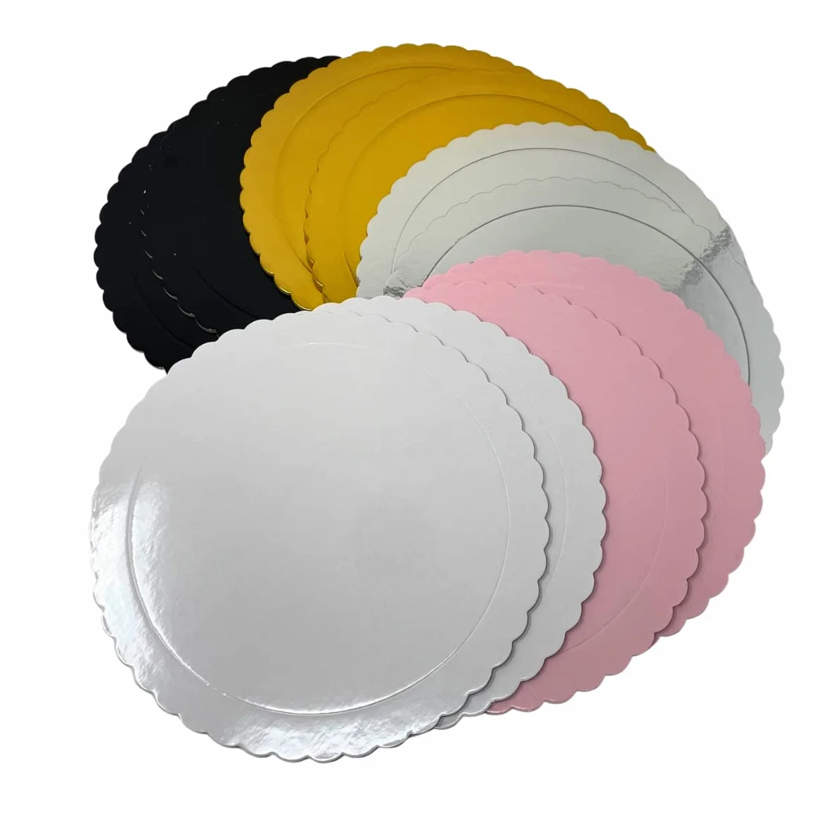 Decoraciondulce Pack de 10 Bases para Tartas Extrafuertes (Multicolor)