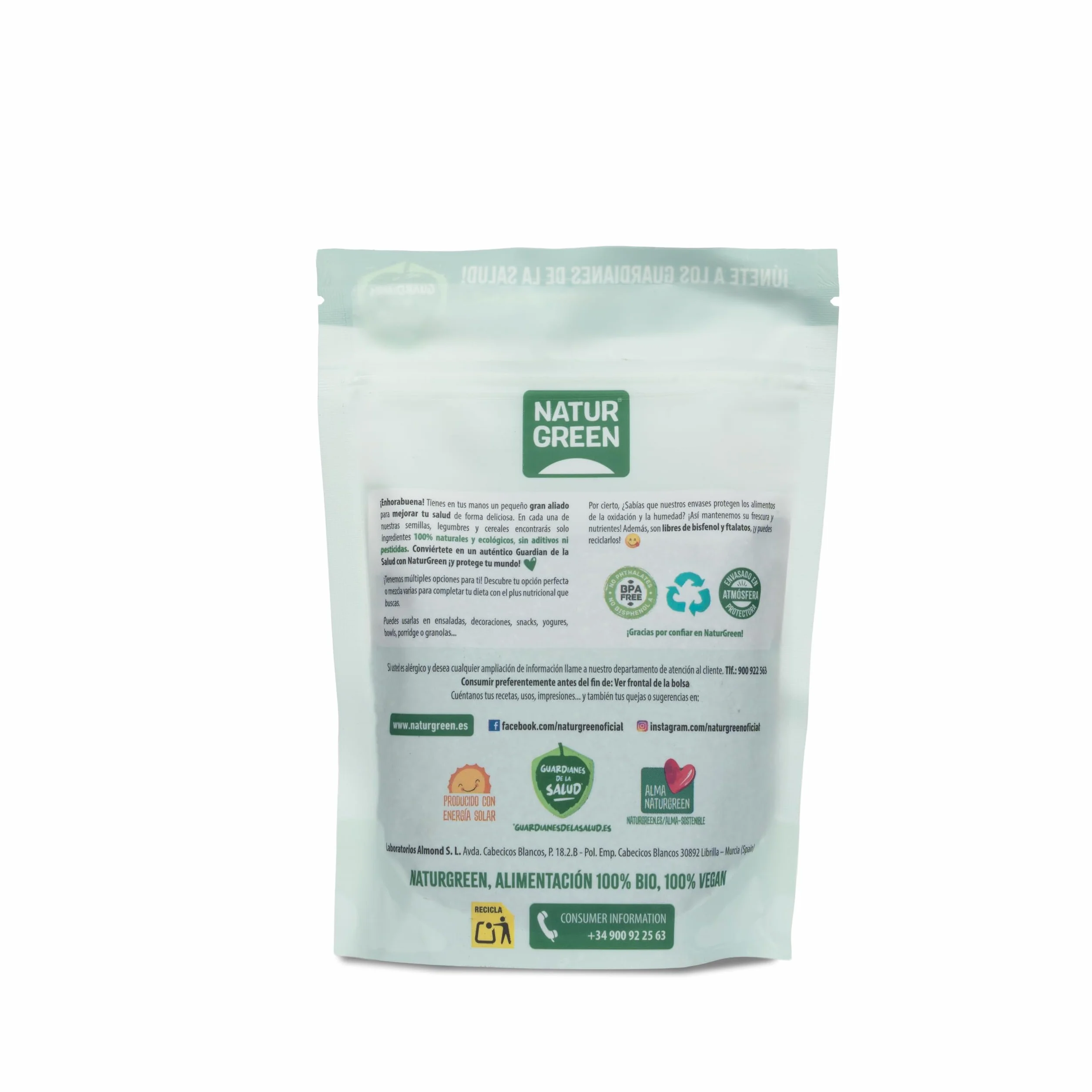 NaturGreen - Semillas de Amapola Azul Bio, Pack 9 x 175 g, Alimento Ecológico, Sin Gluten, Alta en Fibra y Proteína, 100% Natural, Vegana, Ideal para Repostería, Panes y Ensaladas