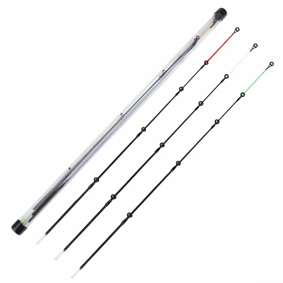 Kit de reparación de caña de carpa 50120 g, puntas de carbono con anillos guía de cerámica, agua salada y dulce