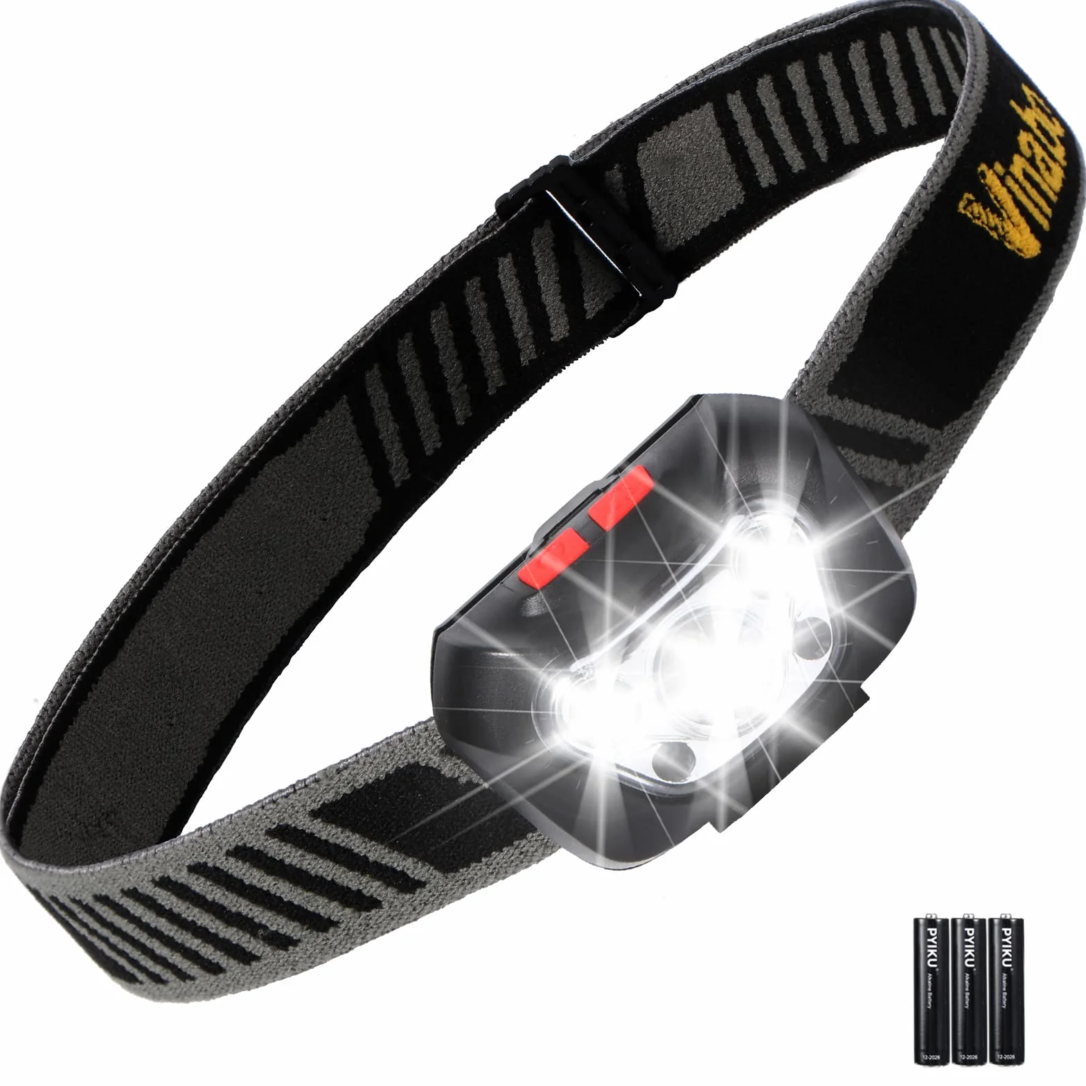 Linterna Frontal LED Potente de 6 Modos 500 LM Ajustable 30° para Lectura Ciclismo