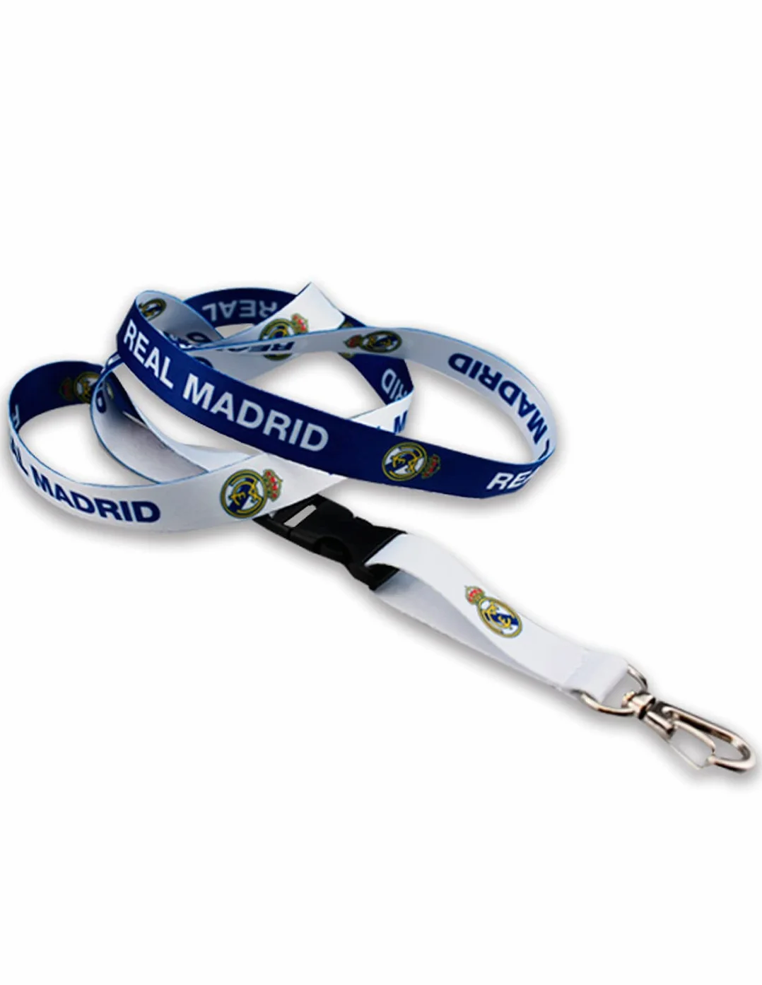 Real Madrid Lanyard Escudo Reversible Primera equipación