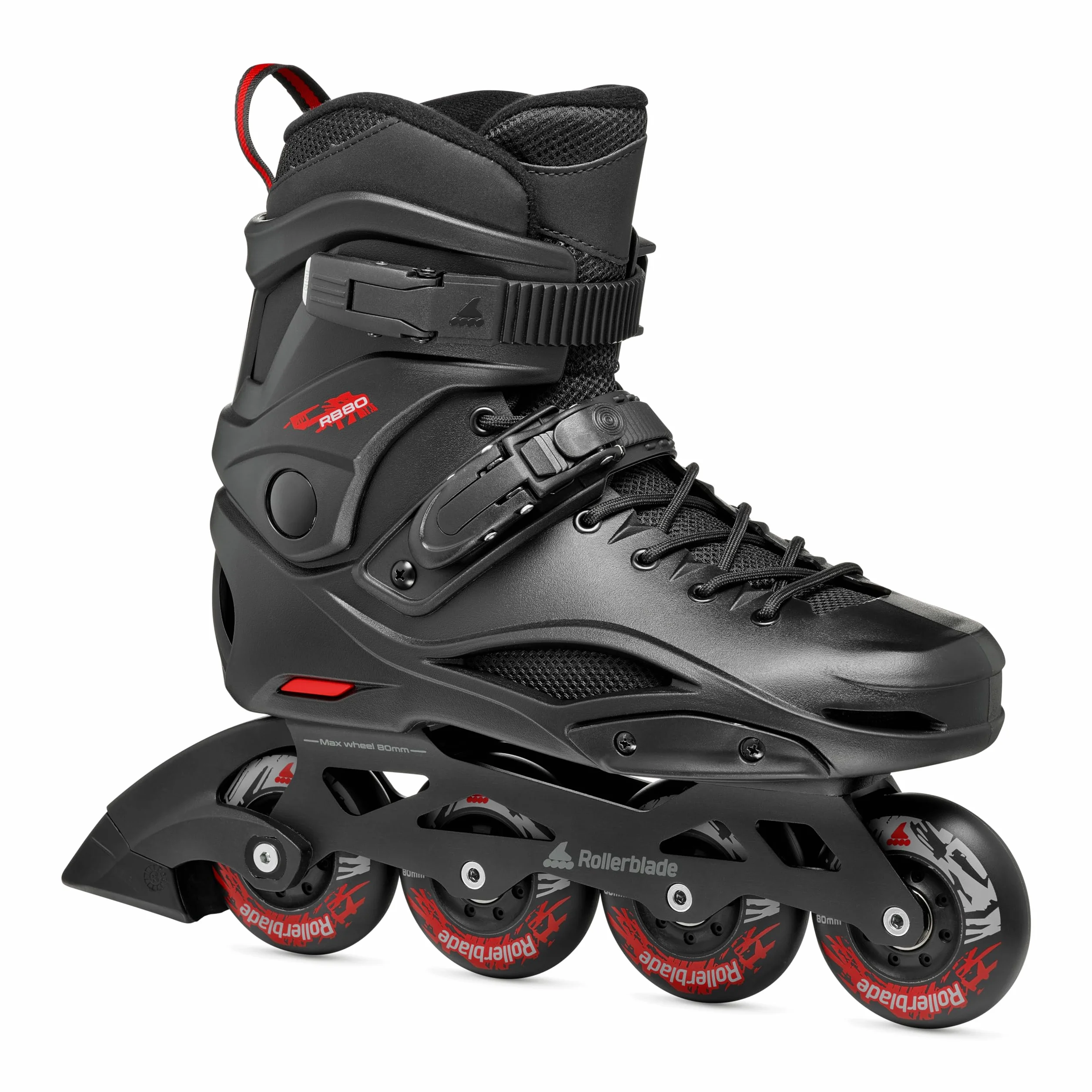 ROLLERBLADE RB 80 Inline Skate Negro/Rojo 2024