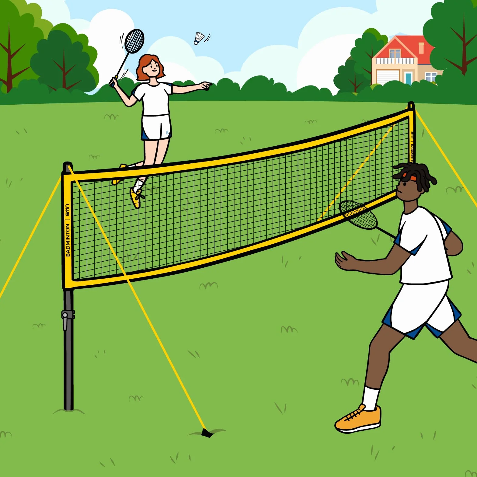 A11N SPORTS Outdoor Badminton Set A11N