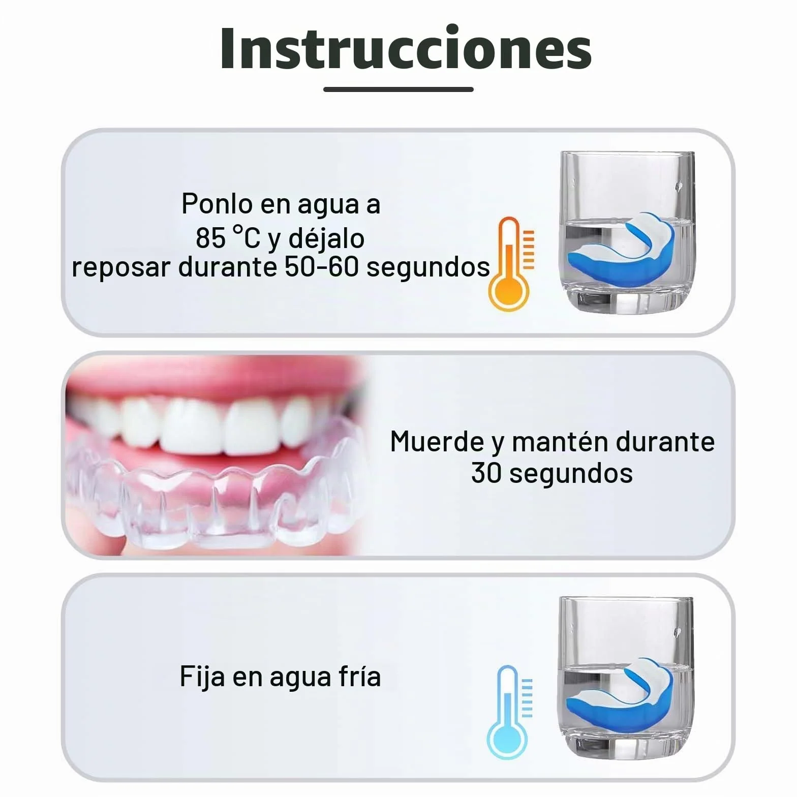 Protector Bucal para Niños 5-8 Años EVA Boxeo Artes Marciales Hockey Fútbol Muay Thai