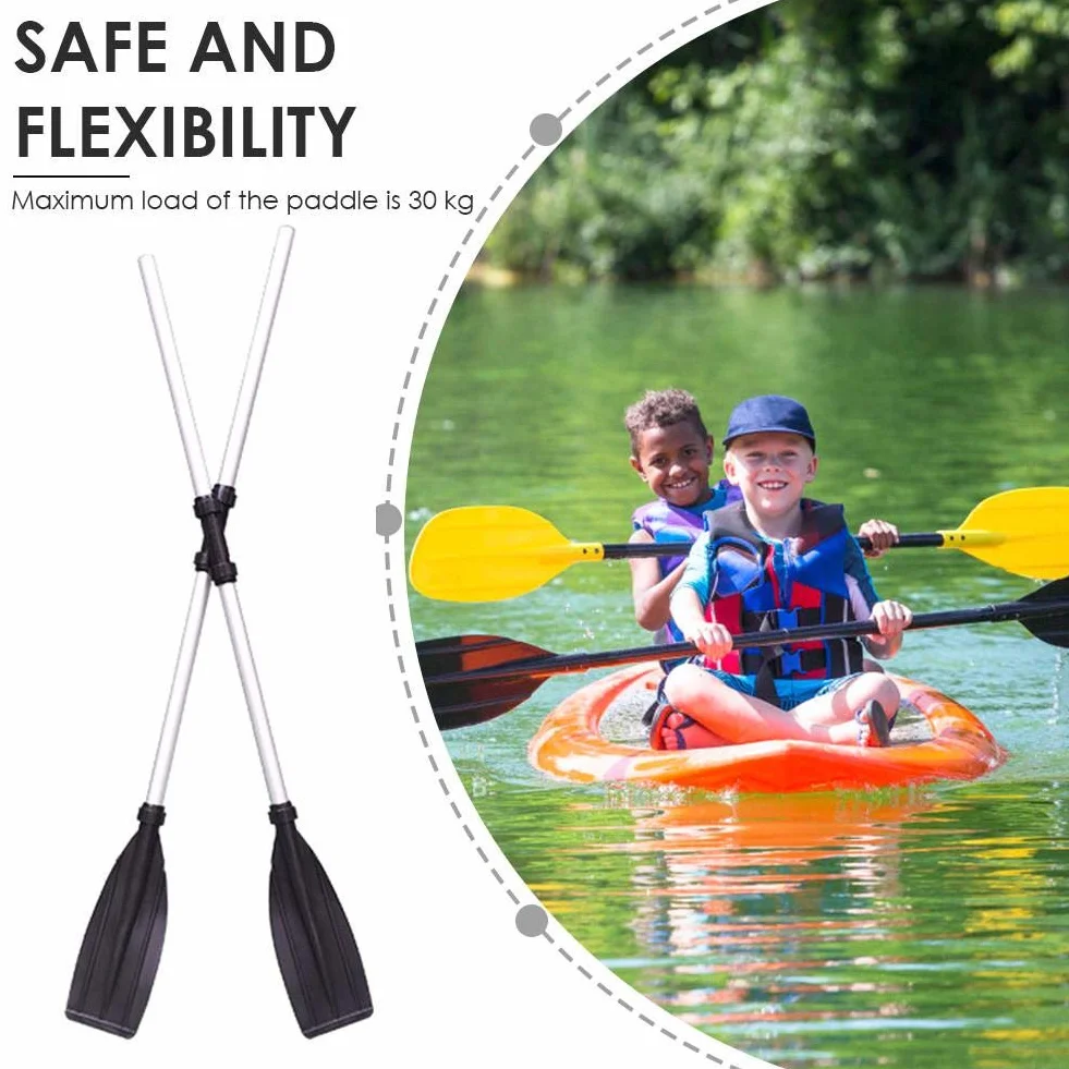 Kayak Remos Aluminio Doble Desmontable para Sup Piragua Canoa
