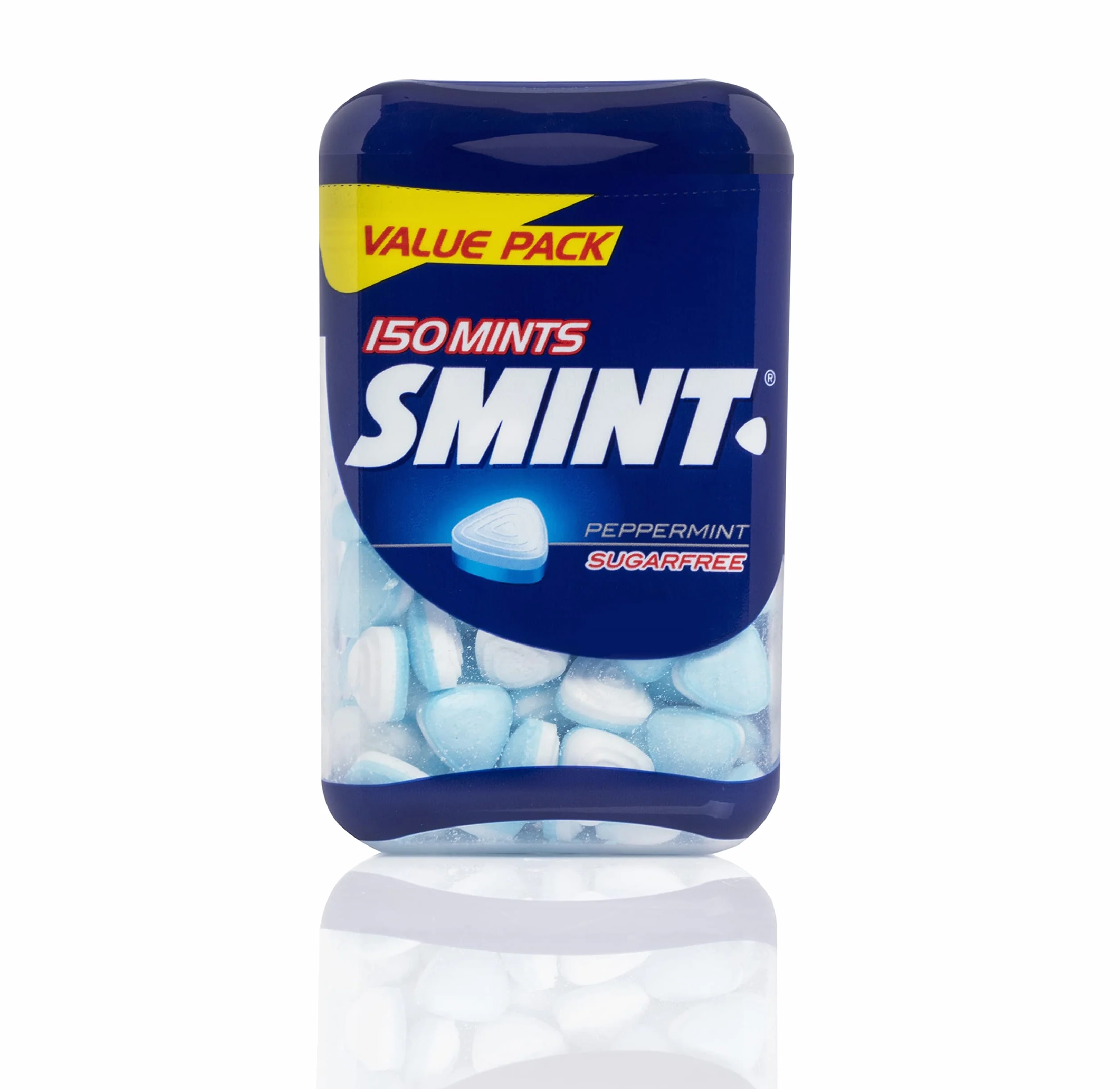 Smint Bote Ahorro Menta, Caramelo Comprimido Sin Azúcar - 8 unidades de 150 comprimidos (Total 840 gr.) 840 g