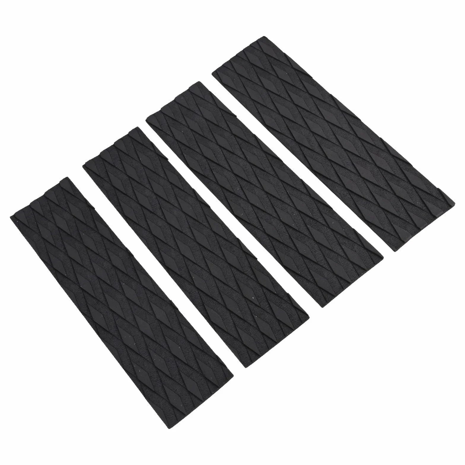 Almohadillas de tracción EVA antideslizante para tabla de surf 11.8 x 3.1 pulgadas Negro
