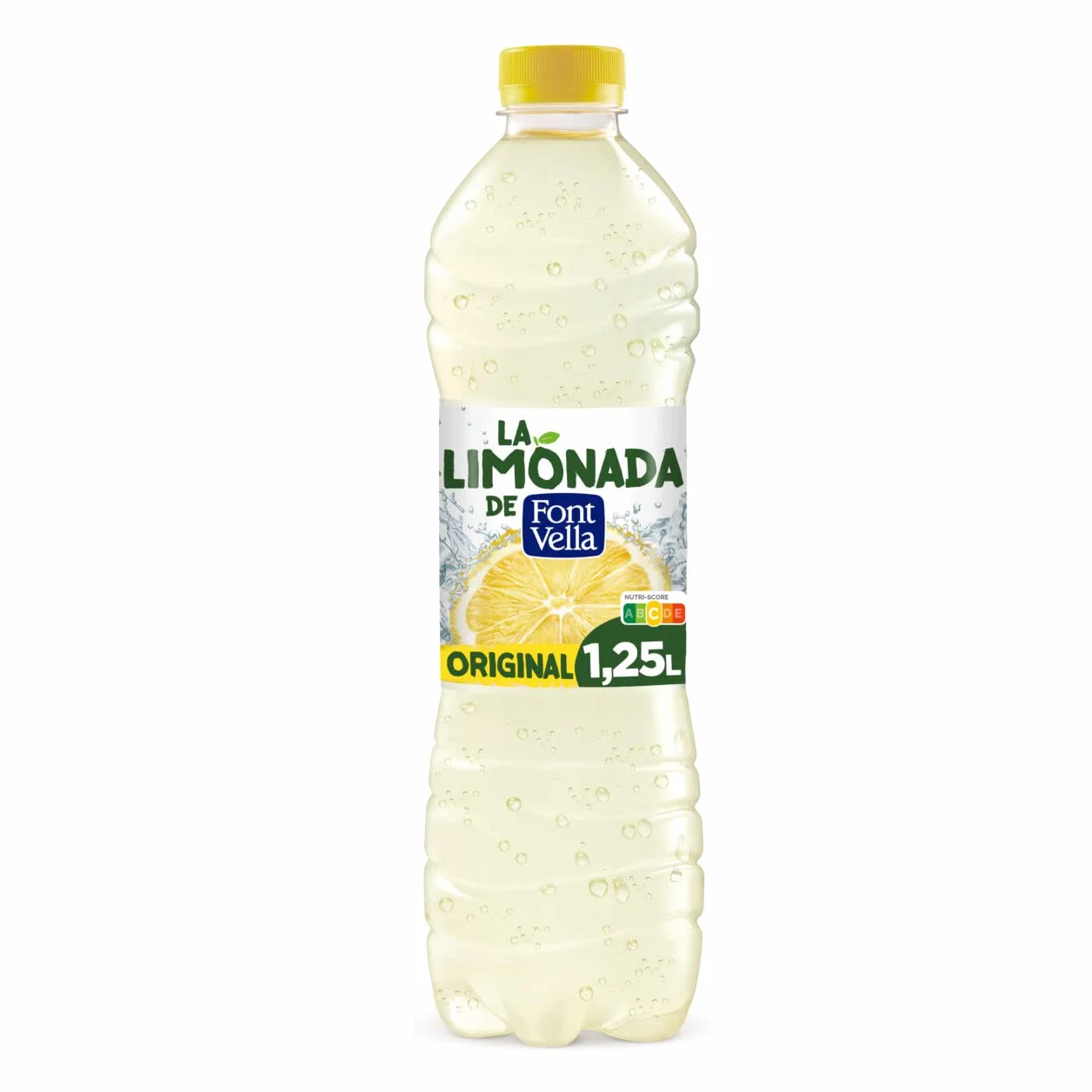 Limonada de Font Vella Agua Mineral, con Zumo de Limón - Pack de 6 x 1.25L