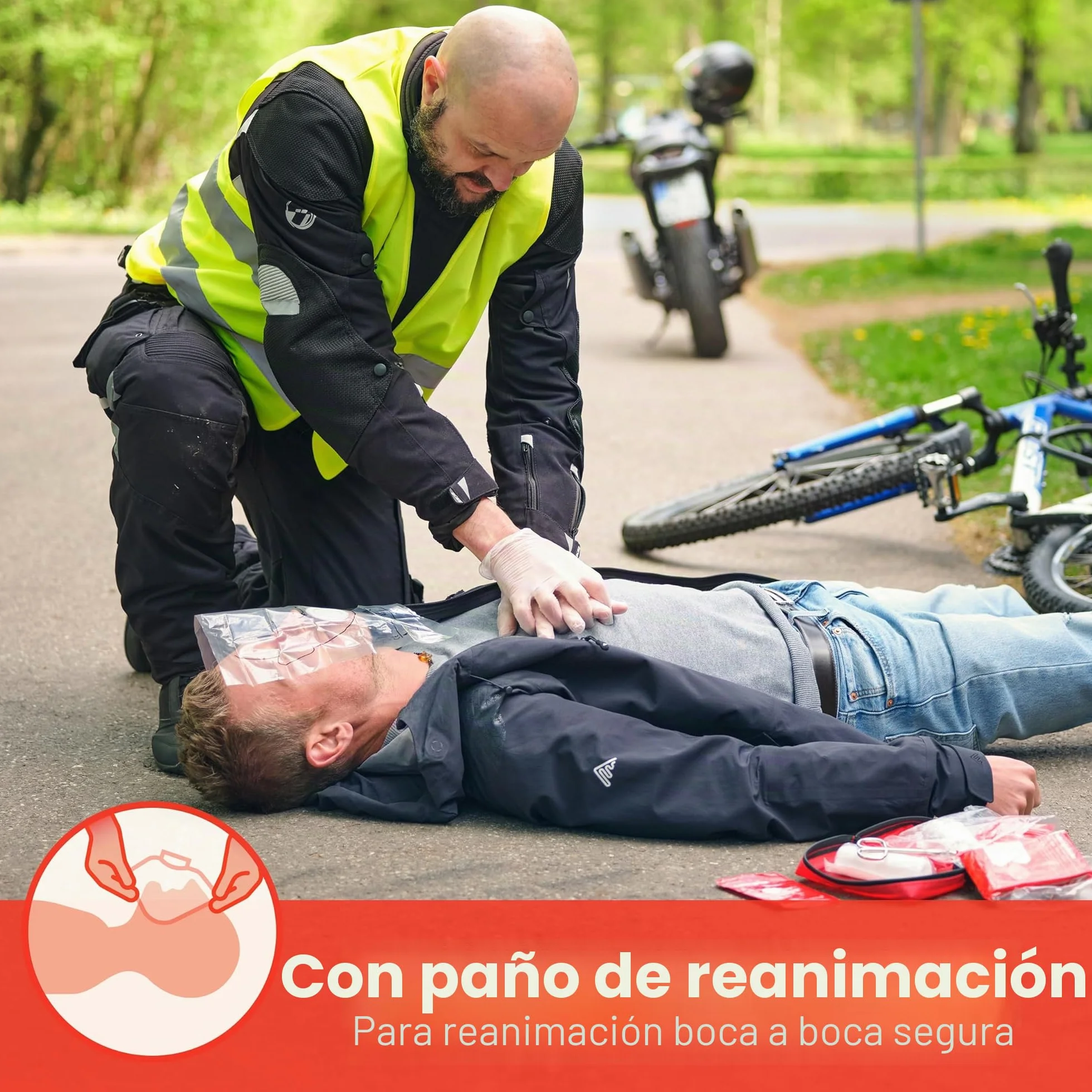 PURAHELP Botiquin Moto Kit Emergencia DIN 13167