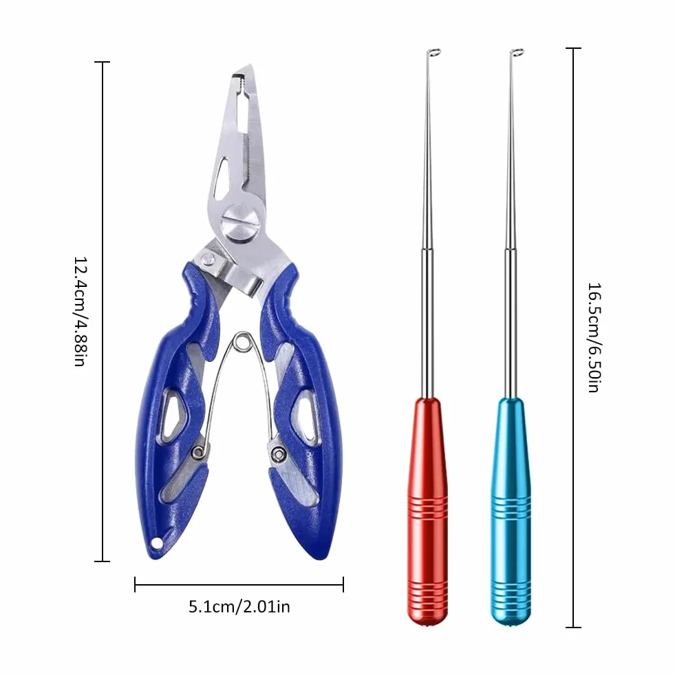 Alicates de Pesca Multifuncionales Acero Inoxidable 3 Piezas