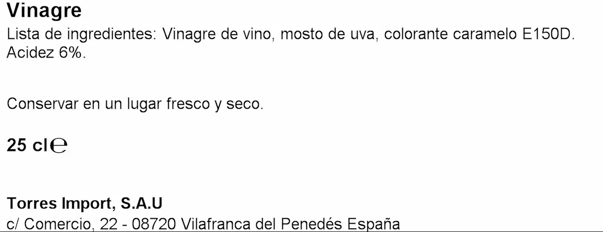Aceto Balsámico Del Duca - Vinagre Balsámico de Modena - Cápsula Spray - 250 ml