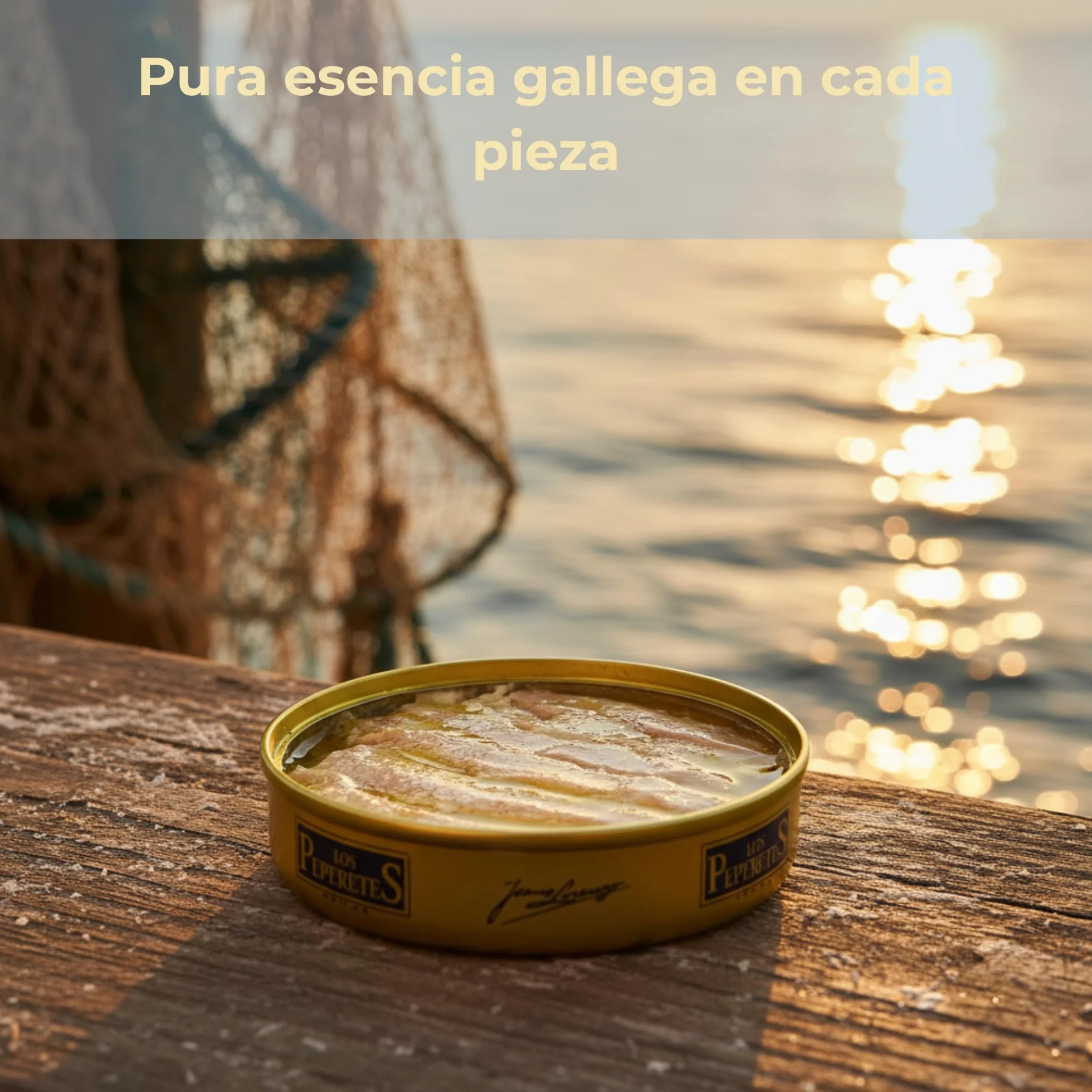 LOS PEPERETES Ventresca en Mantequilla Arias Ortiz 120 g | Conserva Gourmet Gallega | Ventresca del Atlántico en Mantequilla Tradicional | Elaboración Artesanal | Sabor Exclusivo de Galicia
