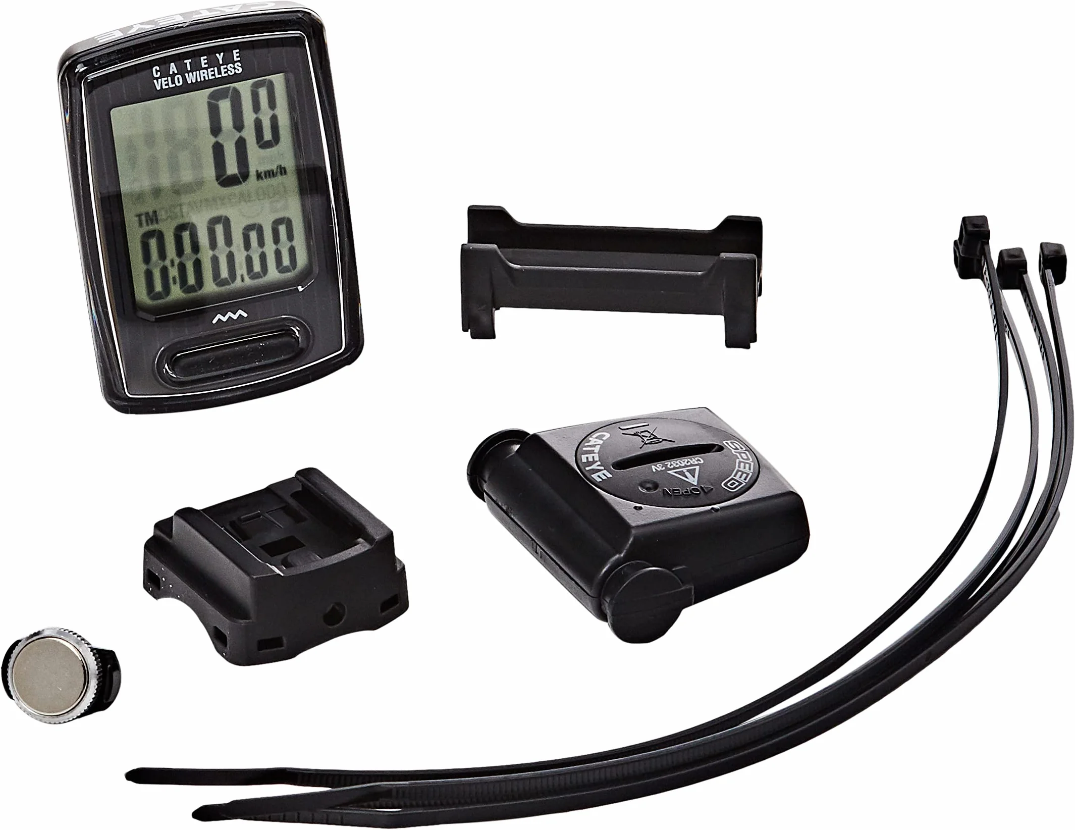 CatEye Velo Wireless CC-VT230W Ciclo Computadora Negro