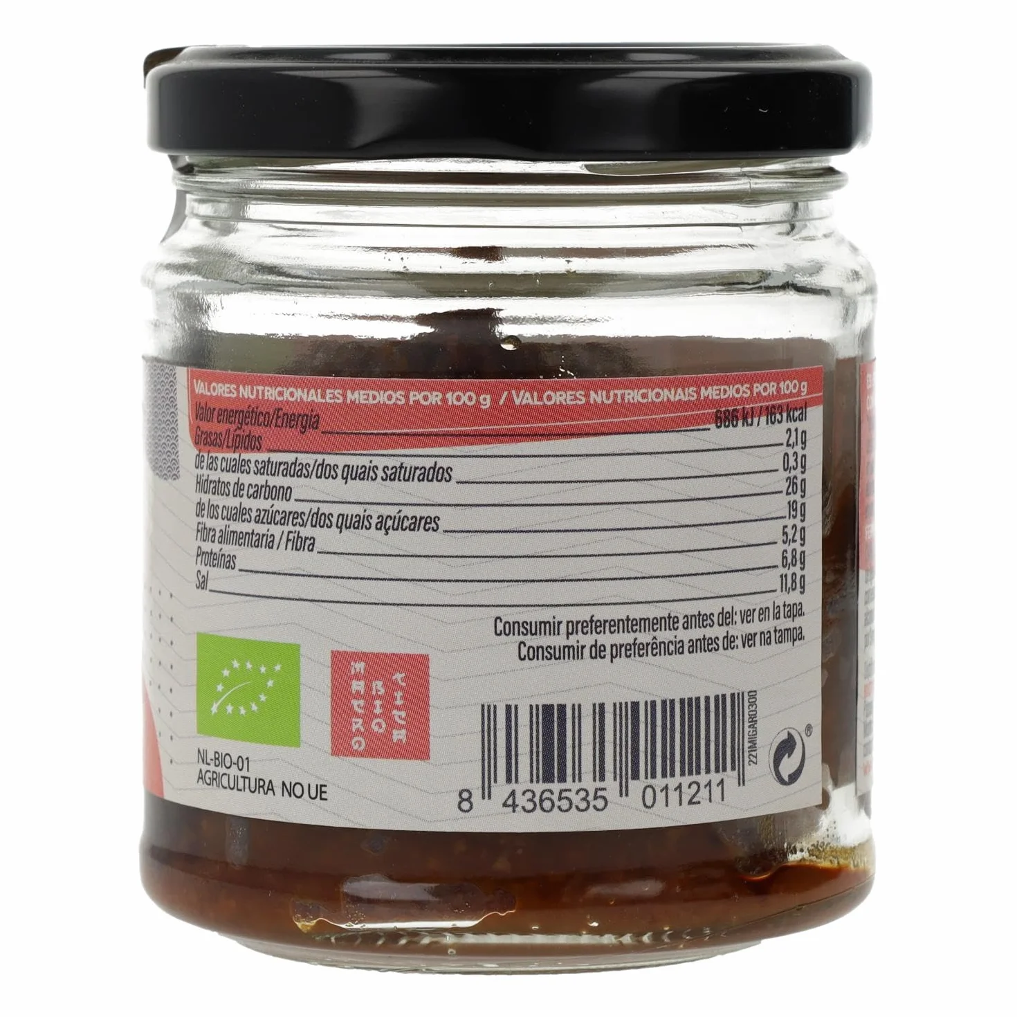 La Finestra Miso de garbanzos bio 150g no pasteurizado
