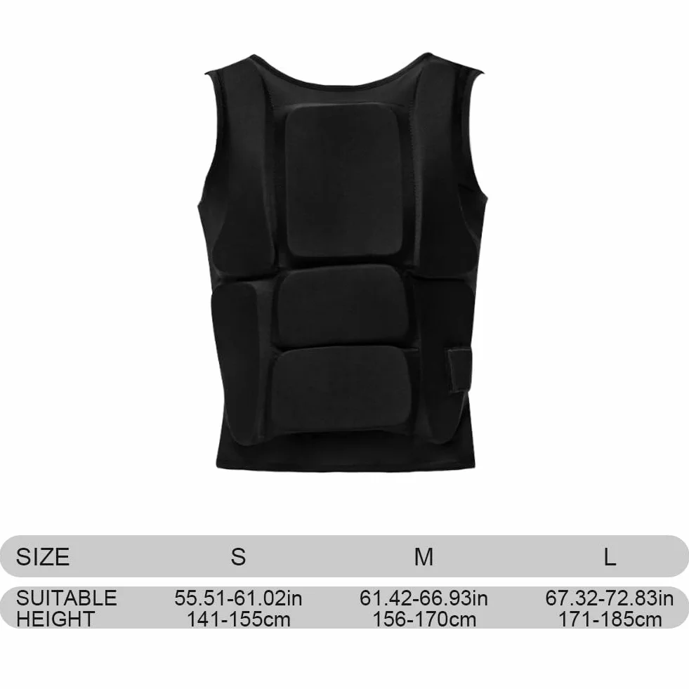 Protector de Pecho de Karate Acolchado para Entrenamiento de Artes Marciales