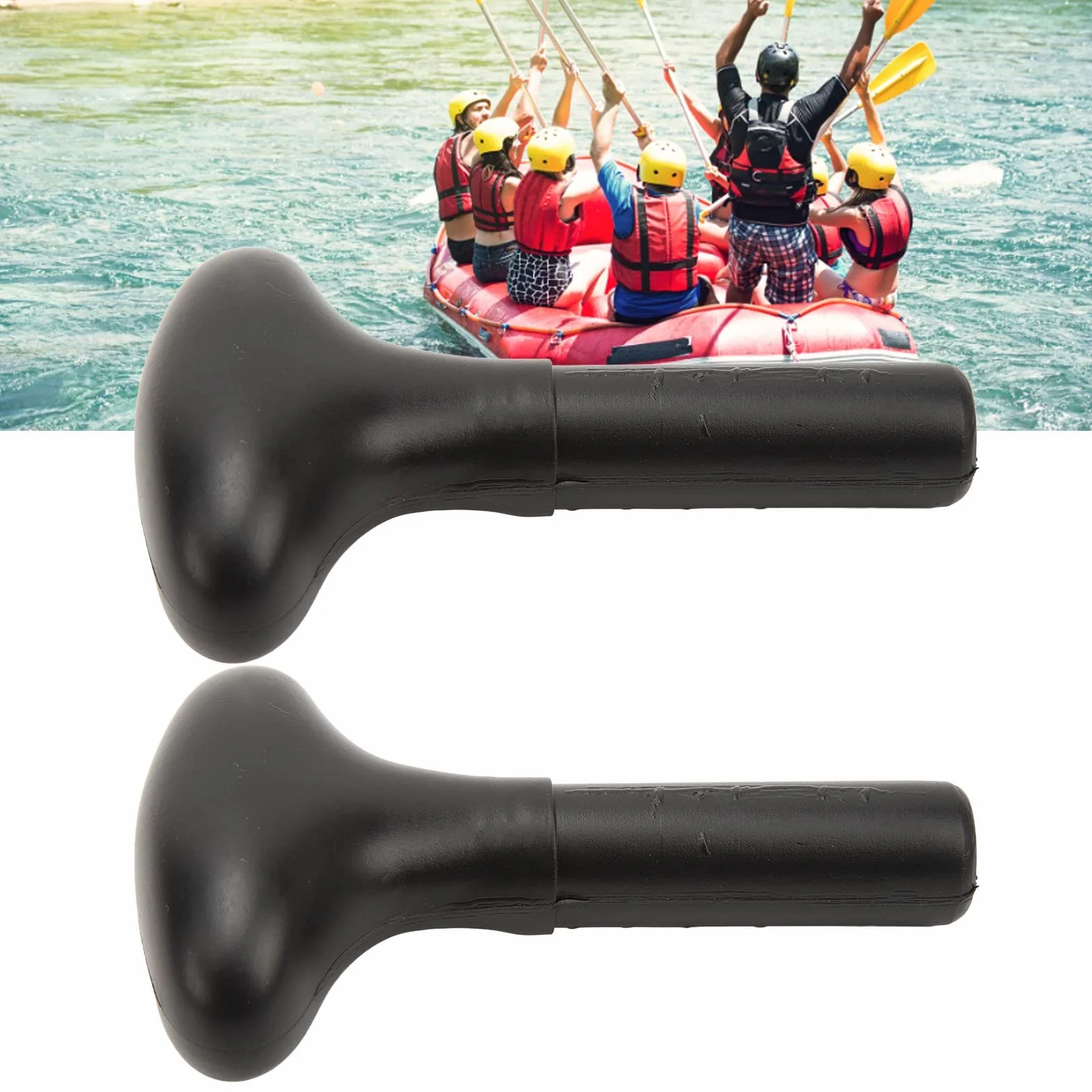 Mangos de Paleta en T de 2 Piezas, Repuesto para Kayak Canoa Tabla de Remo