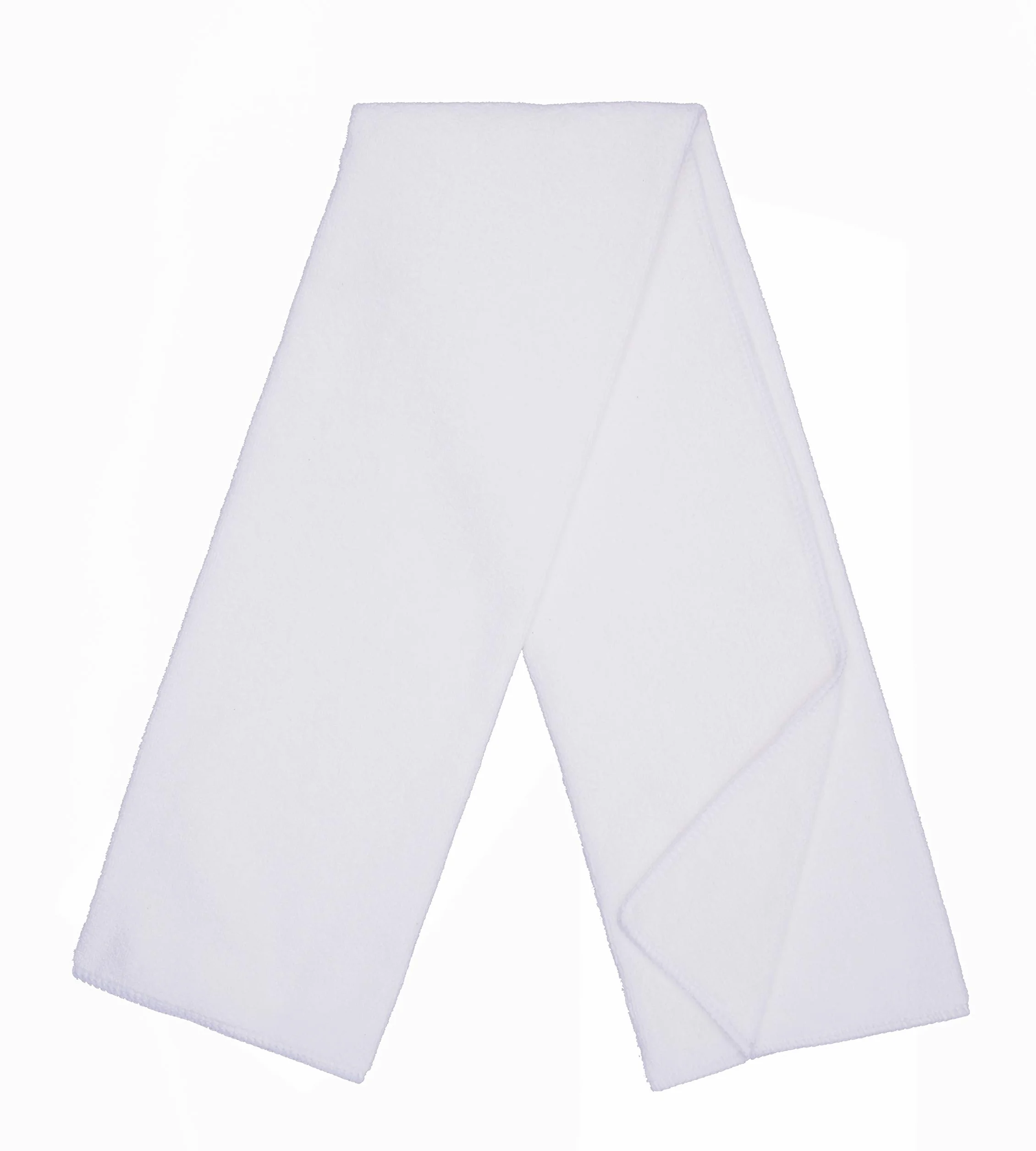 Toalla Gimnasio Microfibra 40x80 cm Paquete de 3 Blanco Secado rápido
