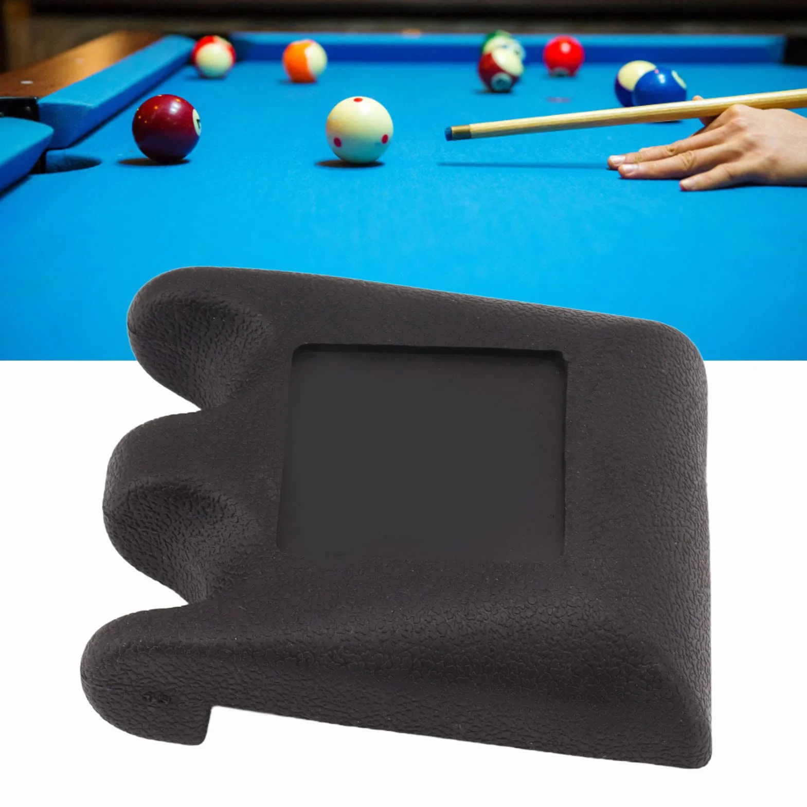 Soporte para Tacos de Billar, 2 Soportes Antideslizantes, Plástico Resistente, Portátil