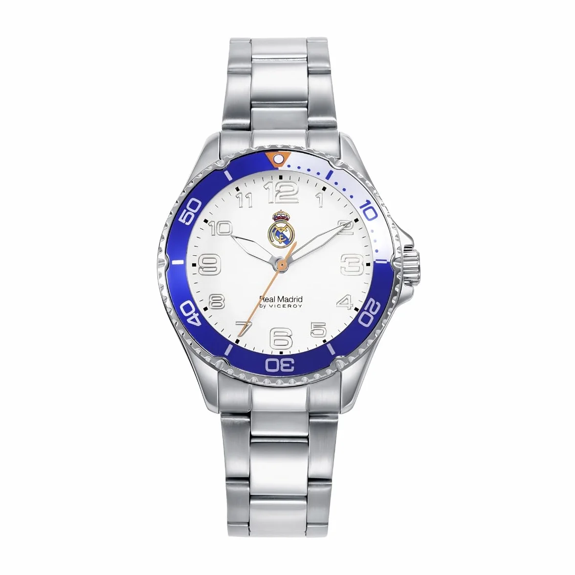 Viceroy Reloj Oficial Real Madrid Mujer Acero Inoxidable Cuarzo Esfera Blanca Resistente Agua 10 ATM Cadete