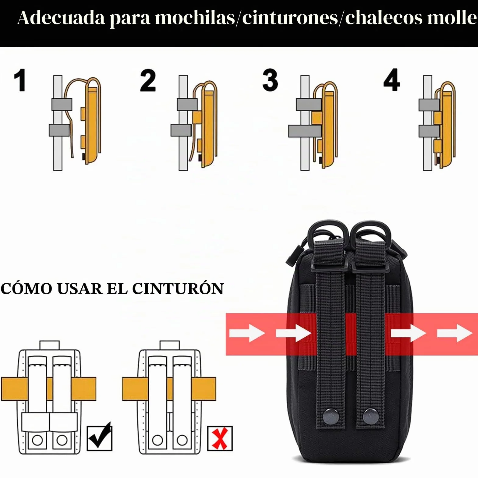 Botiquín Táctico de Primeros Auxilios Bolsa IFAK Pouch Viaje Camping Senderismo Supervivencia
