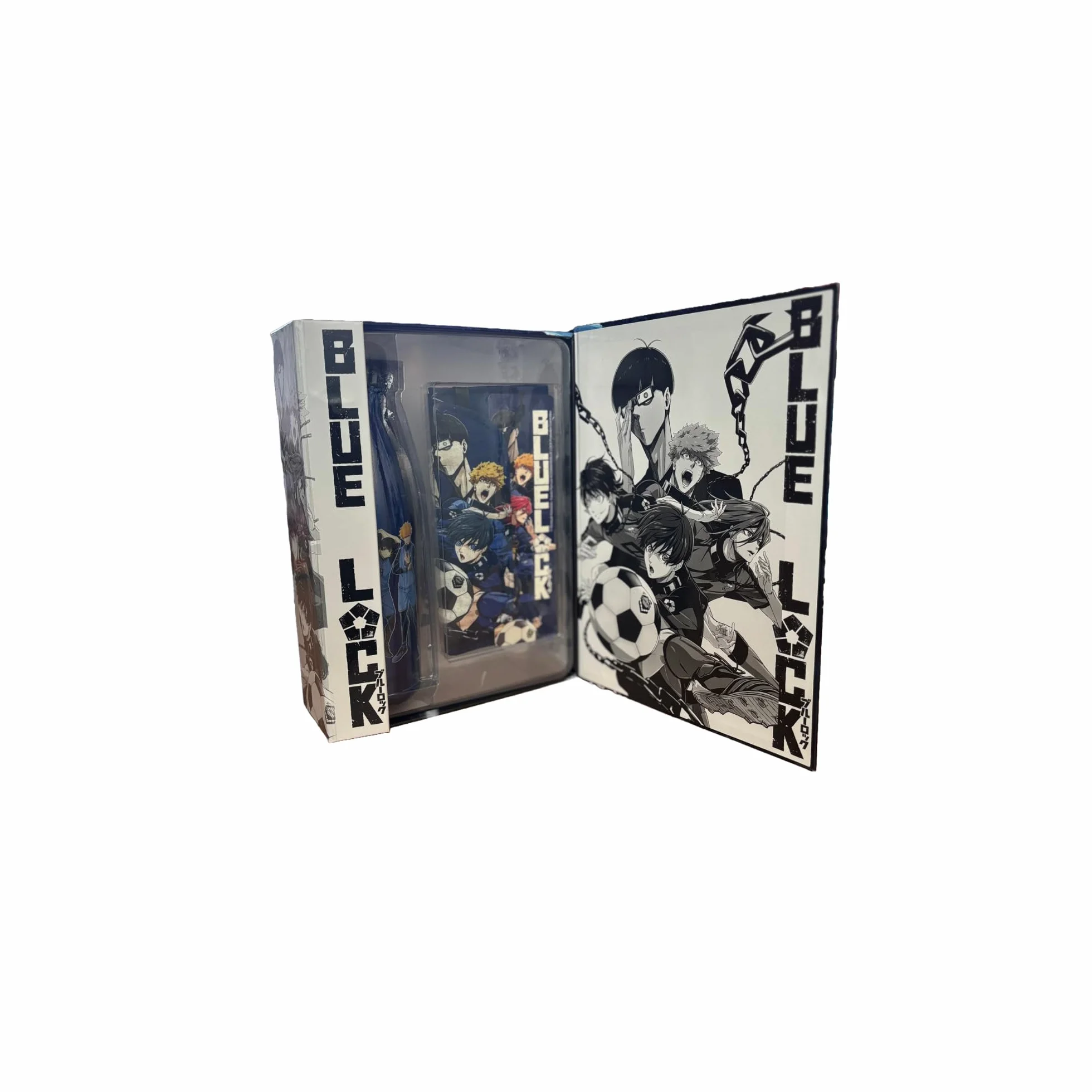 Homadict Pack de botella isotérmica Blue Lock + protección manga Caja decorativa estilo manga Licencia oficial