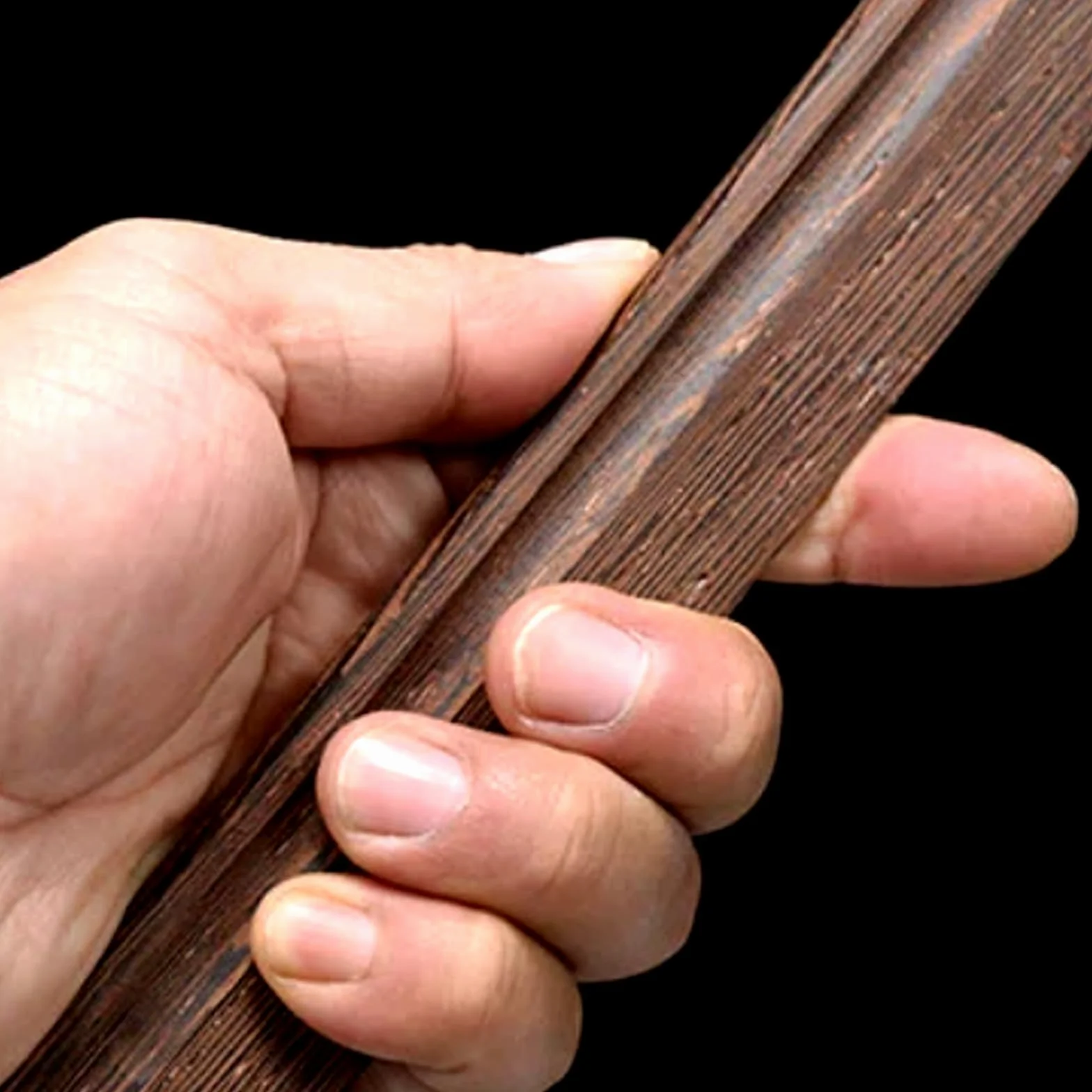 Bokken de Palisandro Natural 103 cm, Katana de Madera para Entrenamiento Kendo, Guardamanos de Cobre