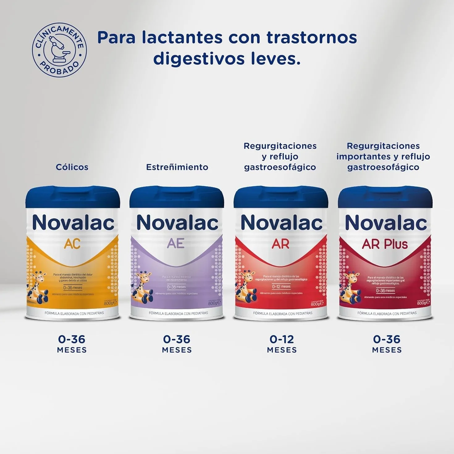Novalac AR Plus Leche en Polvo para Regurgitaciones Reflujo Gastroesofágico 800 g
