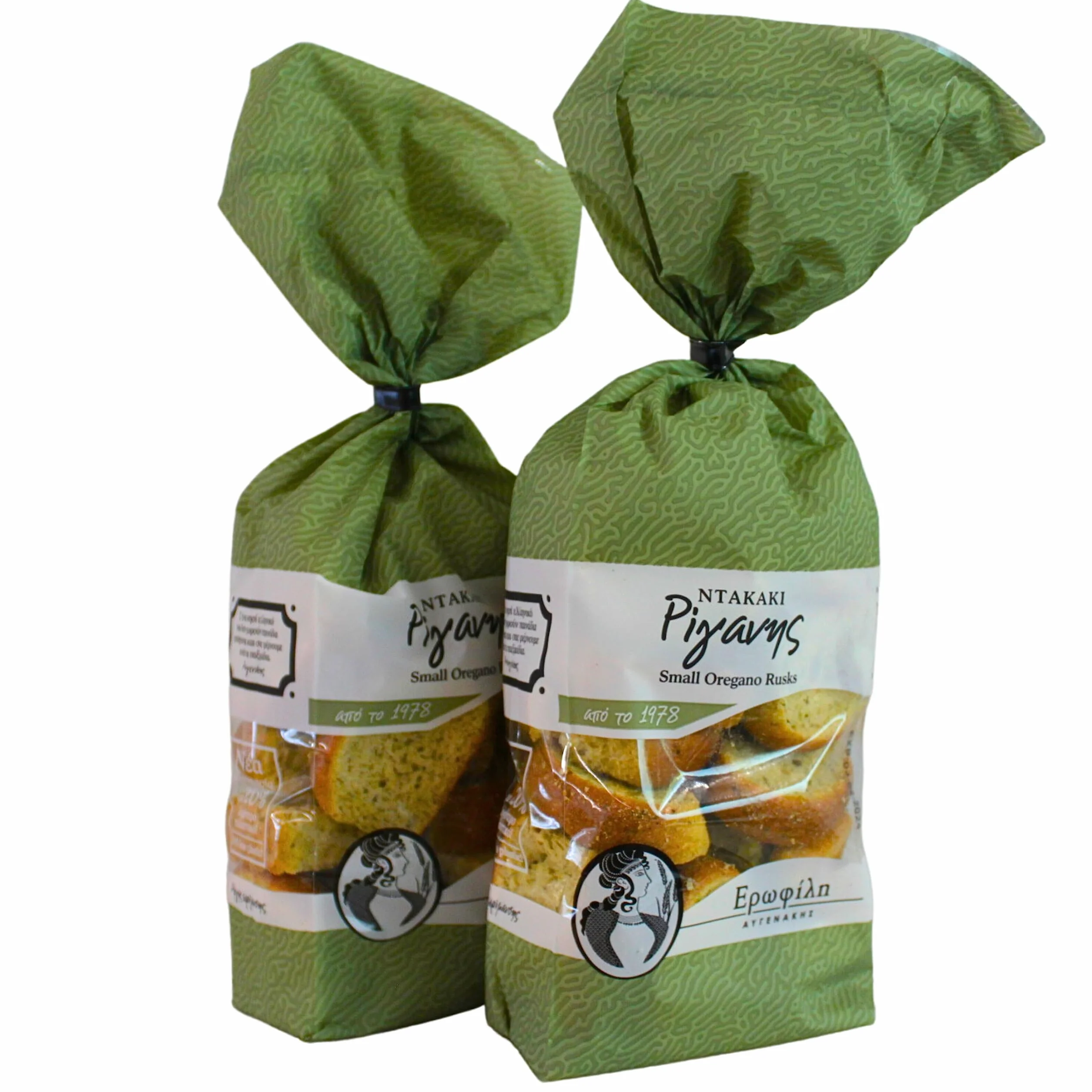 Erofili Galletas Tradicionales de Creta con Orégano | Biscotes Griegos Artesanales de Creta | Receta Familiar desde 1978 | Sin Conservantes