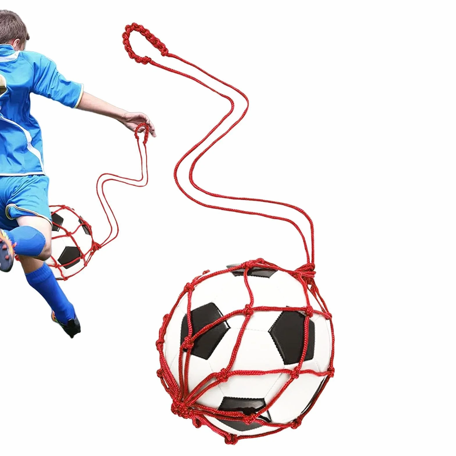 Mesh Ball Bag Nylon Drawstring 1 Ball Carrier Soccer Football Volleyball Storage Net Balls Bag Multifunctional Sports Holder