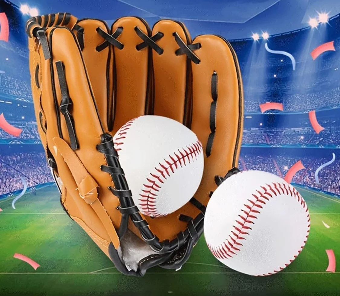 Pelotas de Béisbol Cosidas a Mano, 9 Pulgadas, PU Suave, para Adultos y Jóvenes