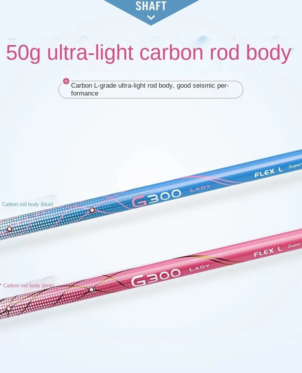 Hierro de golf para mujer #7 eje acero carbono Lady