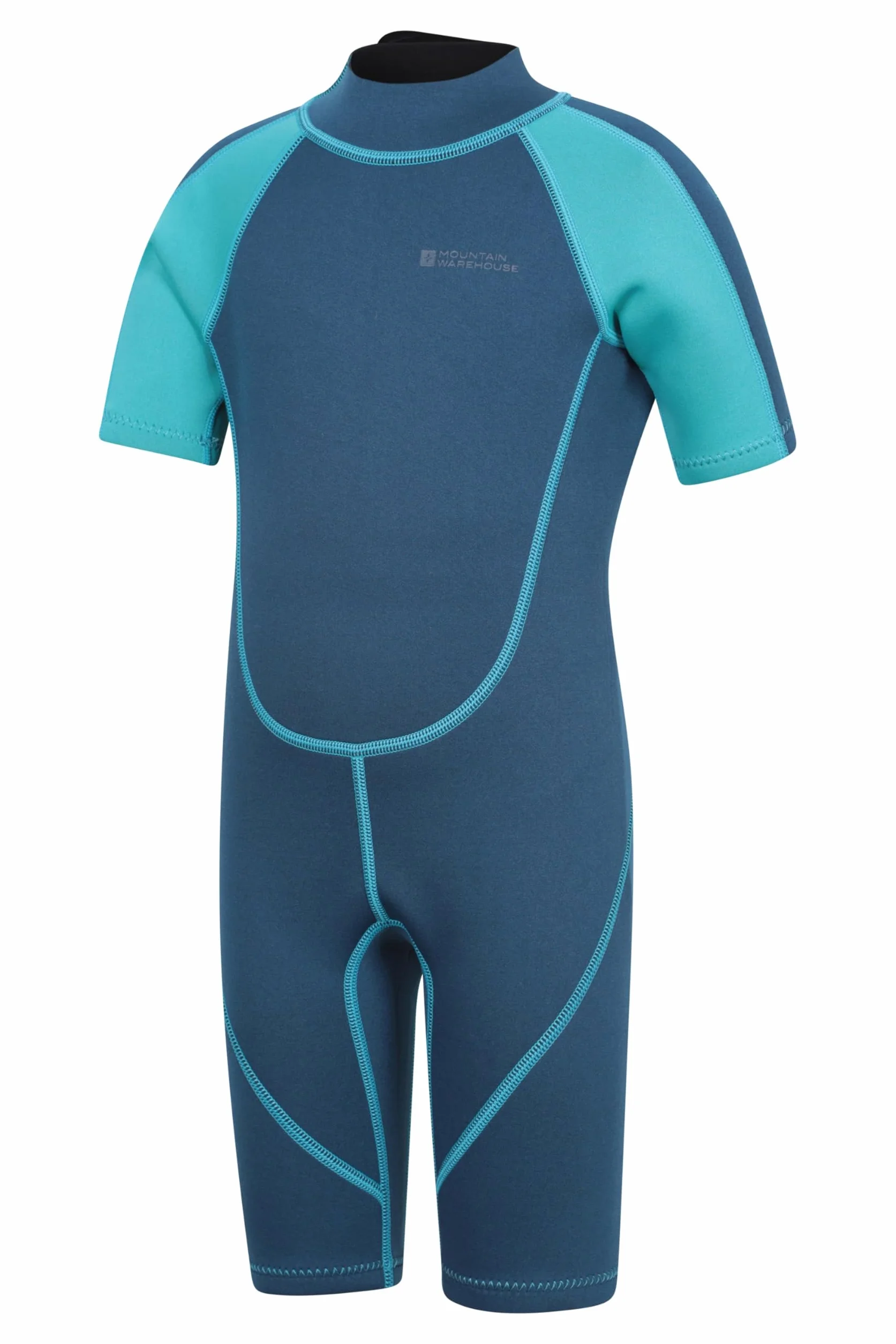 Mountain Warehouse Traje de Buceo Corto para niños 2.5mm Costuras Planas Cremallera fácil