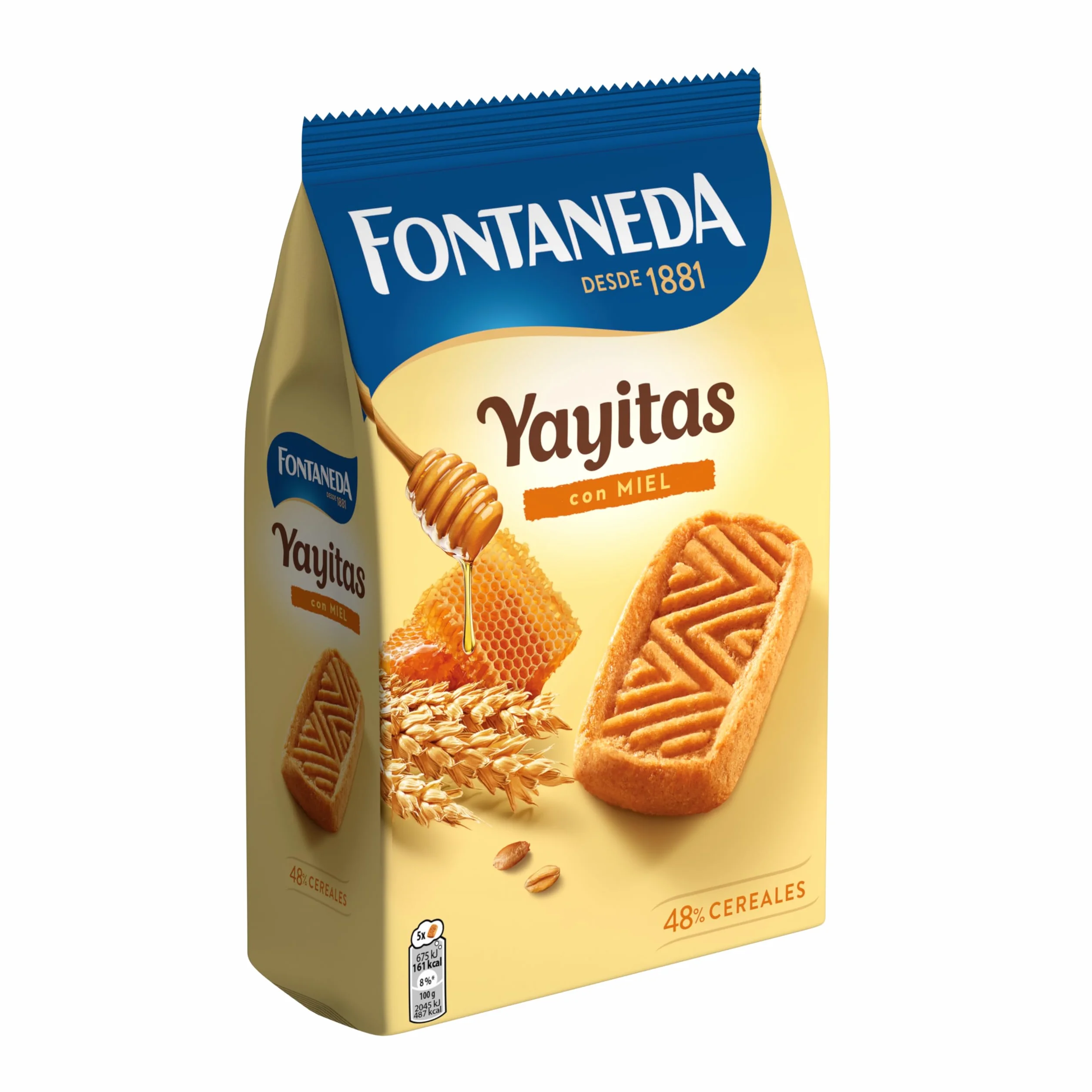 Fontaneda Yayitas Galletas con Miel, Deliciosas y Crujientes, deliciosas para Desayuno, 250 g