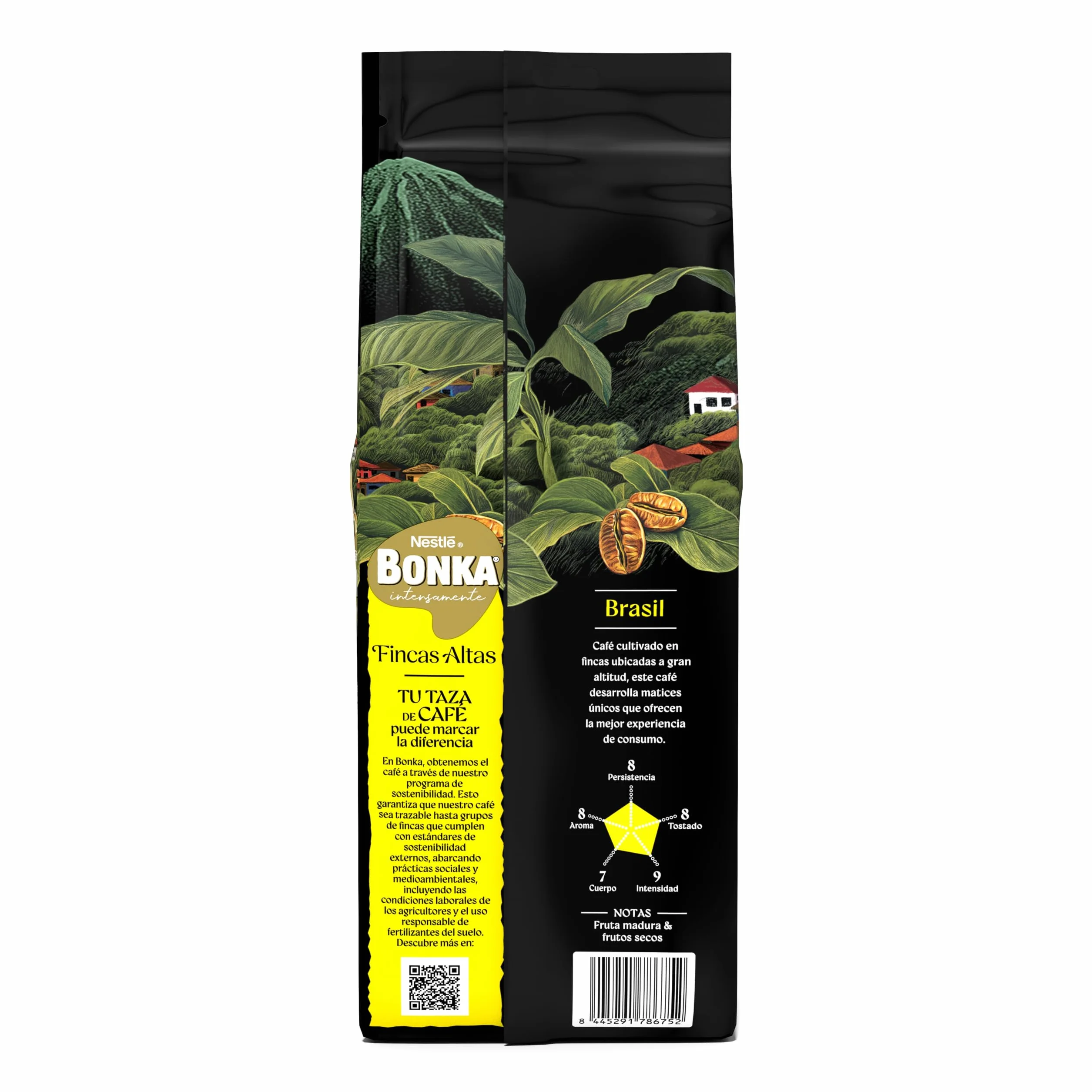 BONKA Cafe Grano Natural Arábica Brasil 800g