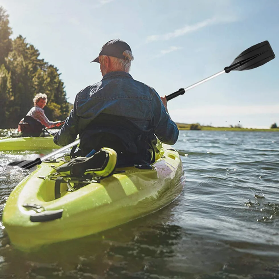 Remo Doble para Kayak, Aleación de Aluminio, Longitud Ajustable, Desmontable