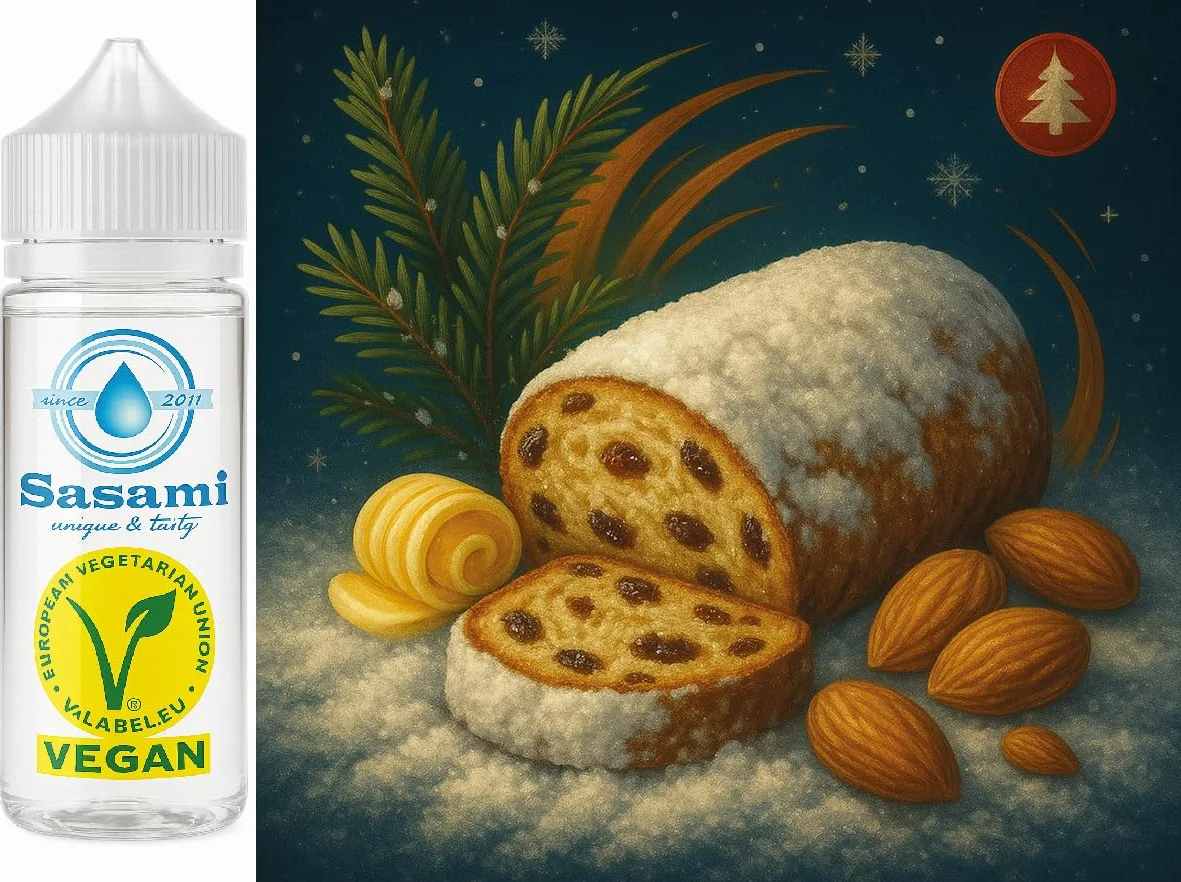 Winterstollen - Stollen Mantequilla Almendra Aroma Concentrado - Vegano - Sasami - 10ml