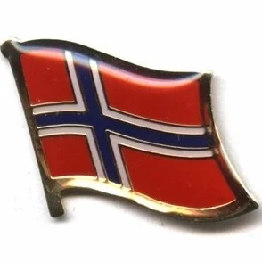 Pin Bandera Noruega Pin Badge Button Banderas Andrés