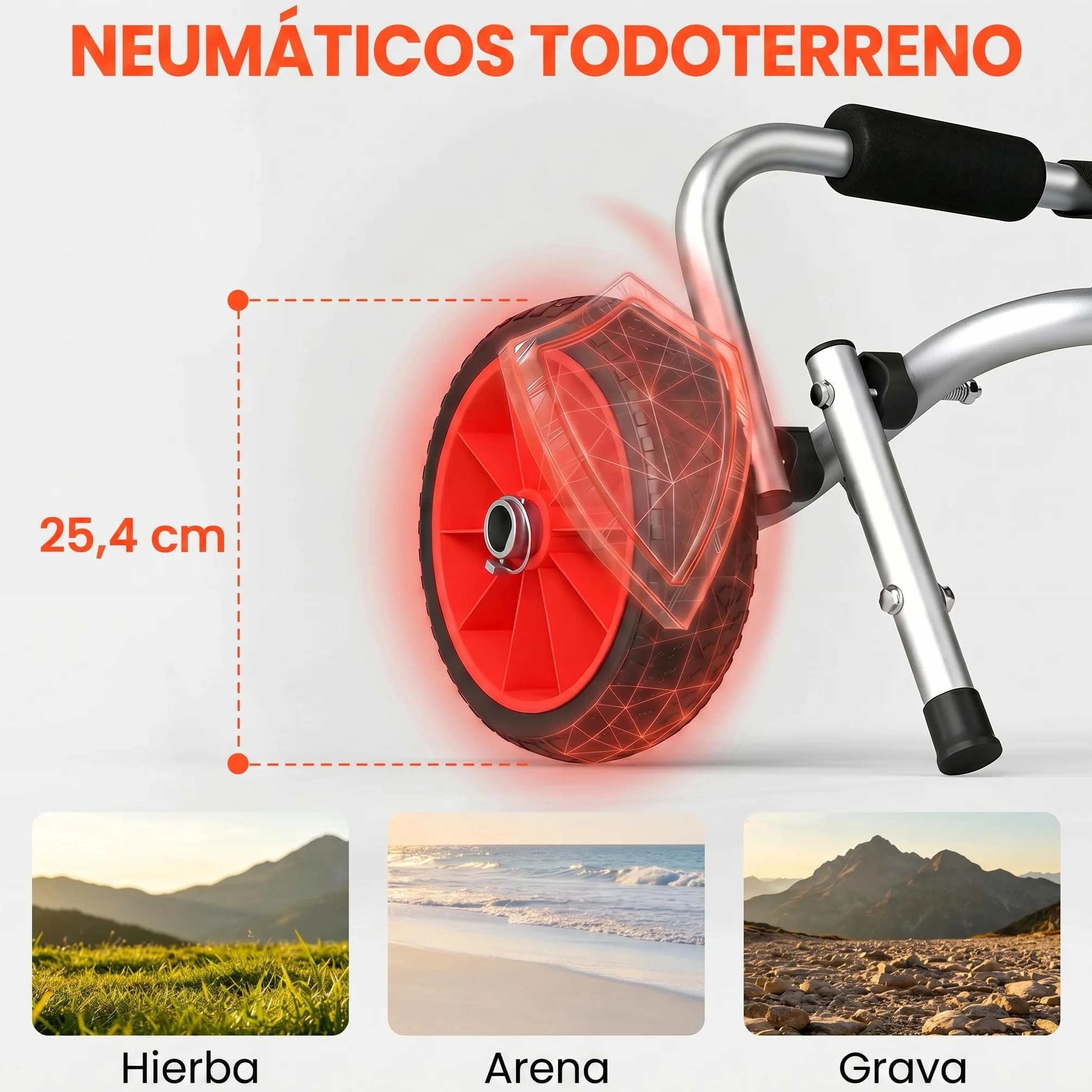 HOMCOM Plegable Carro de Transporte Kayak Carrier 70kg Aluminio 62x35x30 cm