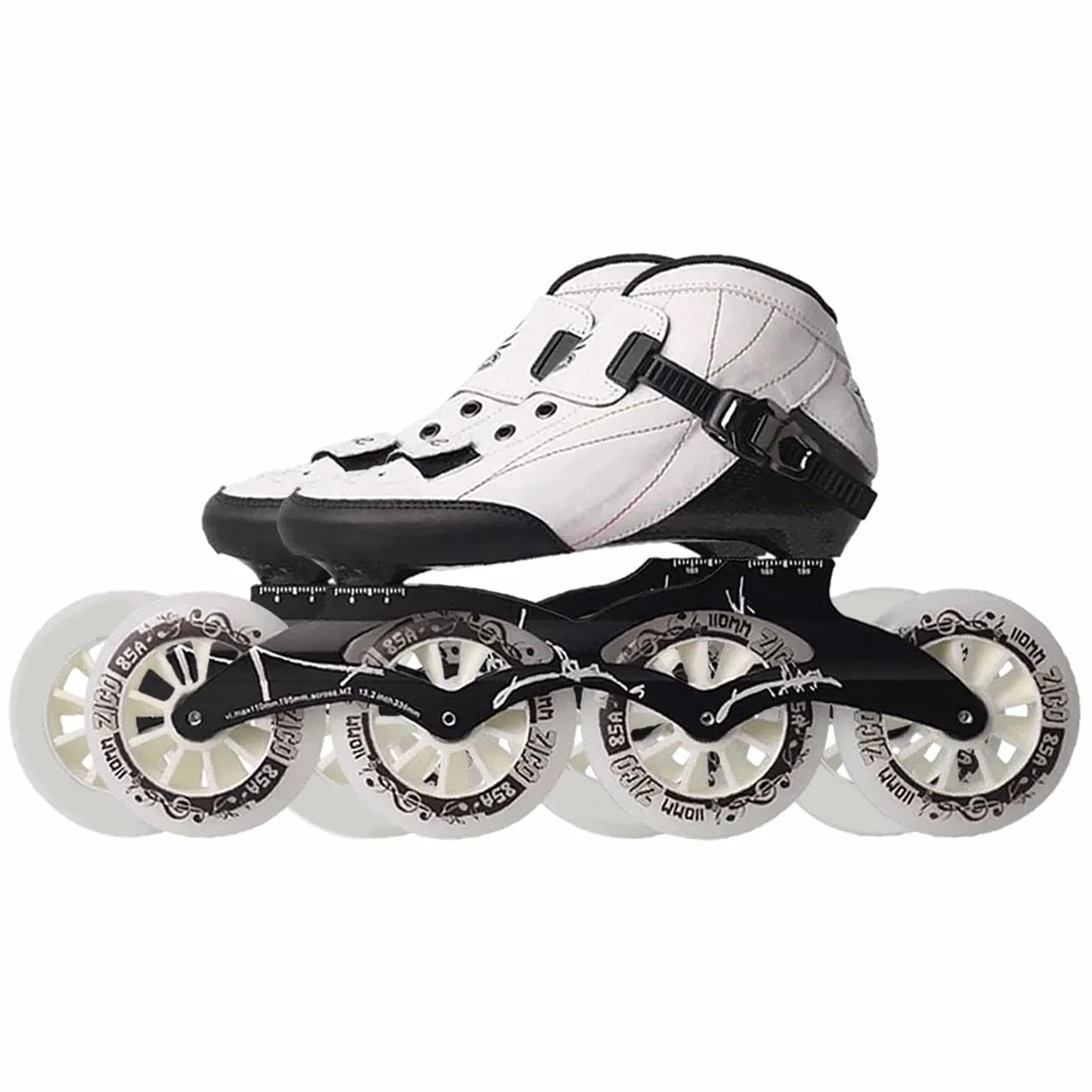 Patines En Linea Adulto para Mujer Y Hombre, Unisex White,36