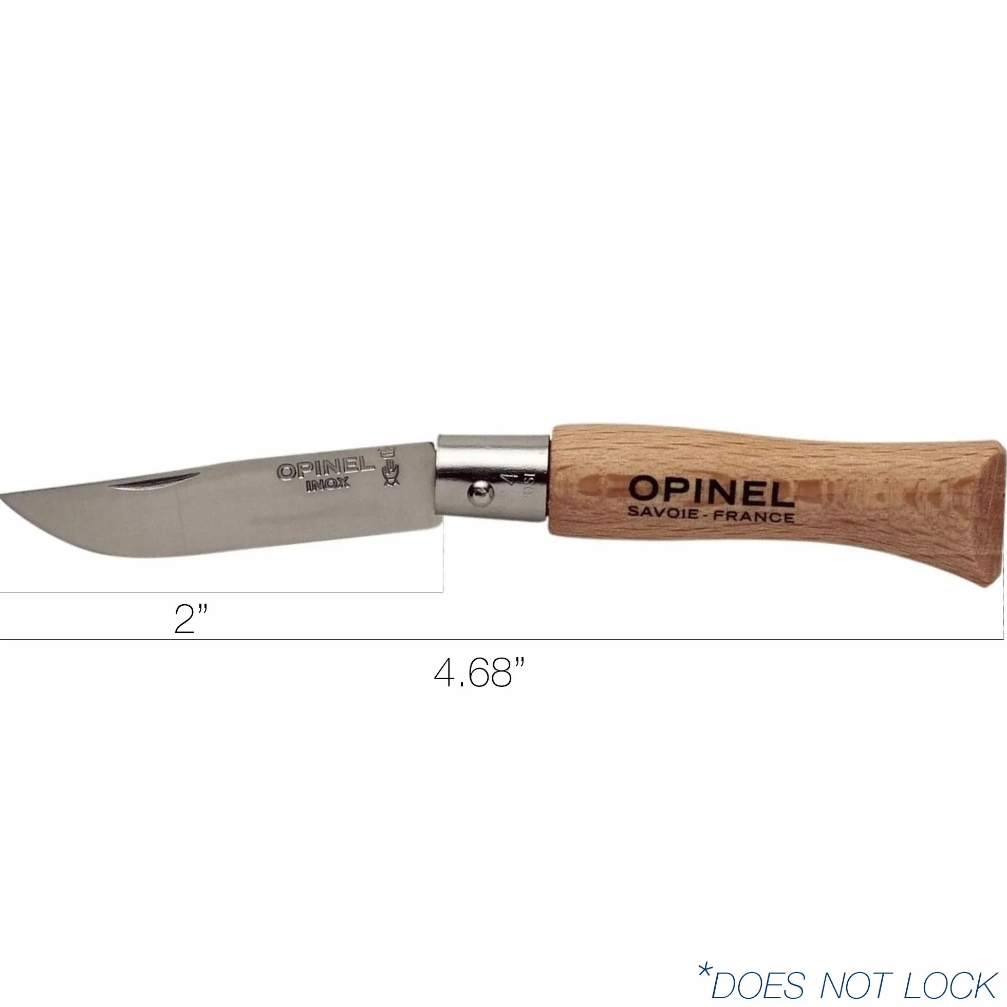 Opinel Navaja Acero Inoxidable 5 cm Beige 04424