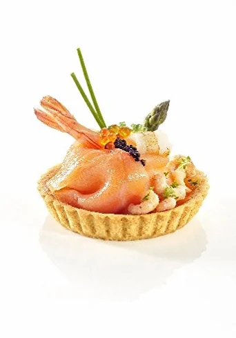 Pidy Cajas redondas de repostería (paquete de 135), horneadas, masa quebrada, sólida, 8,5 cm de diámetro, 135 unidades