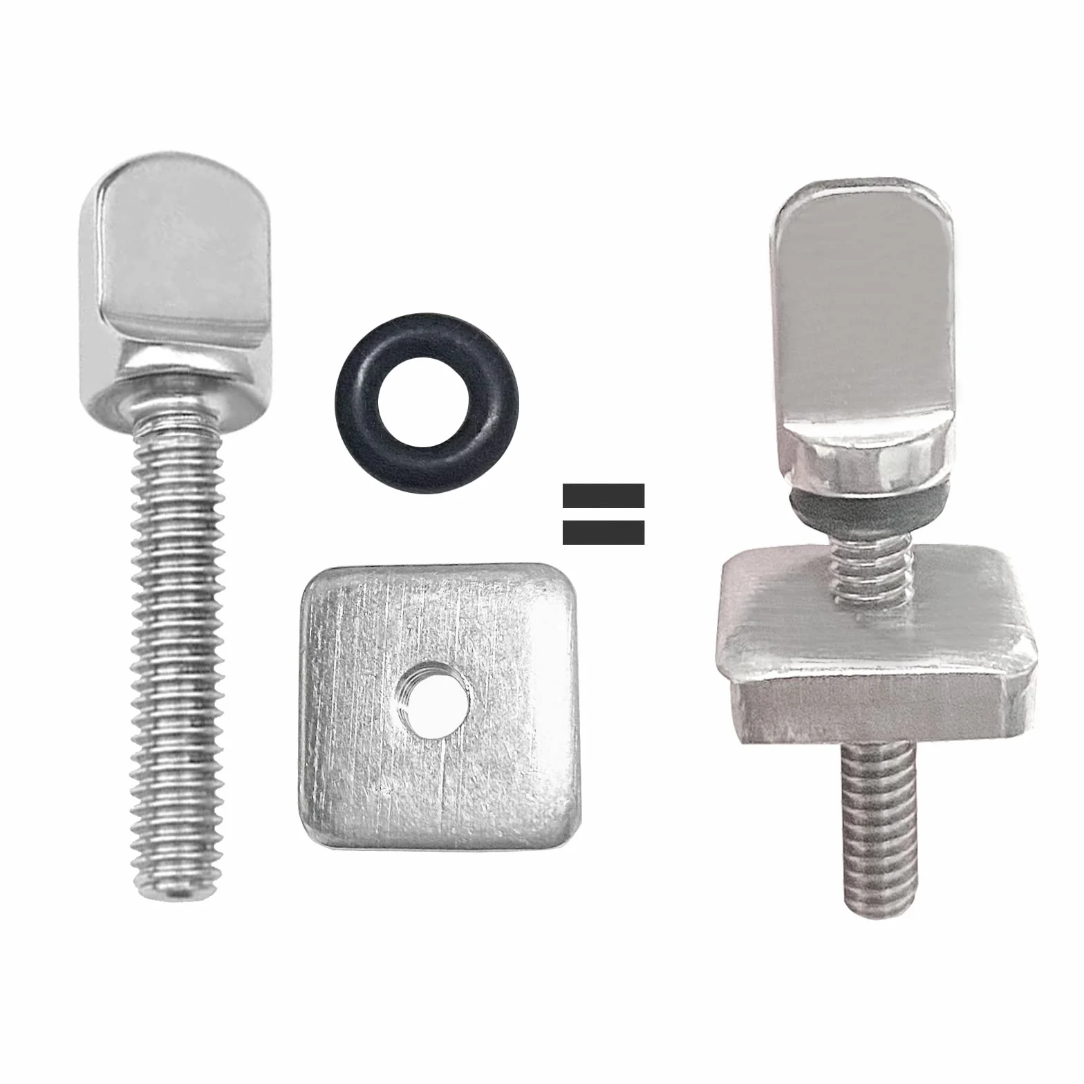 Tornillo Tabla Surf Acero Inoxidable 3 x 1.4 cm 4 Piezas