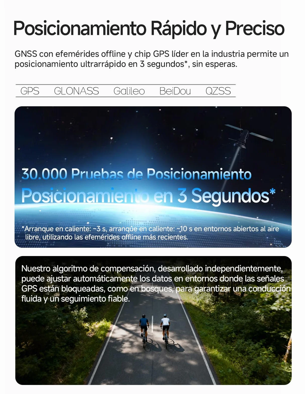 iGPSPORT BSC100MAX GPS Bicicleta, Pantalla 3", Autonomía 40h, Impermeable IPX7