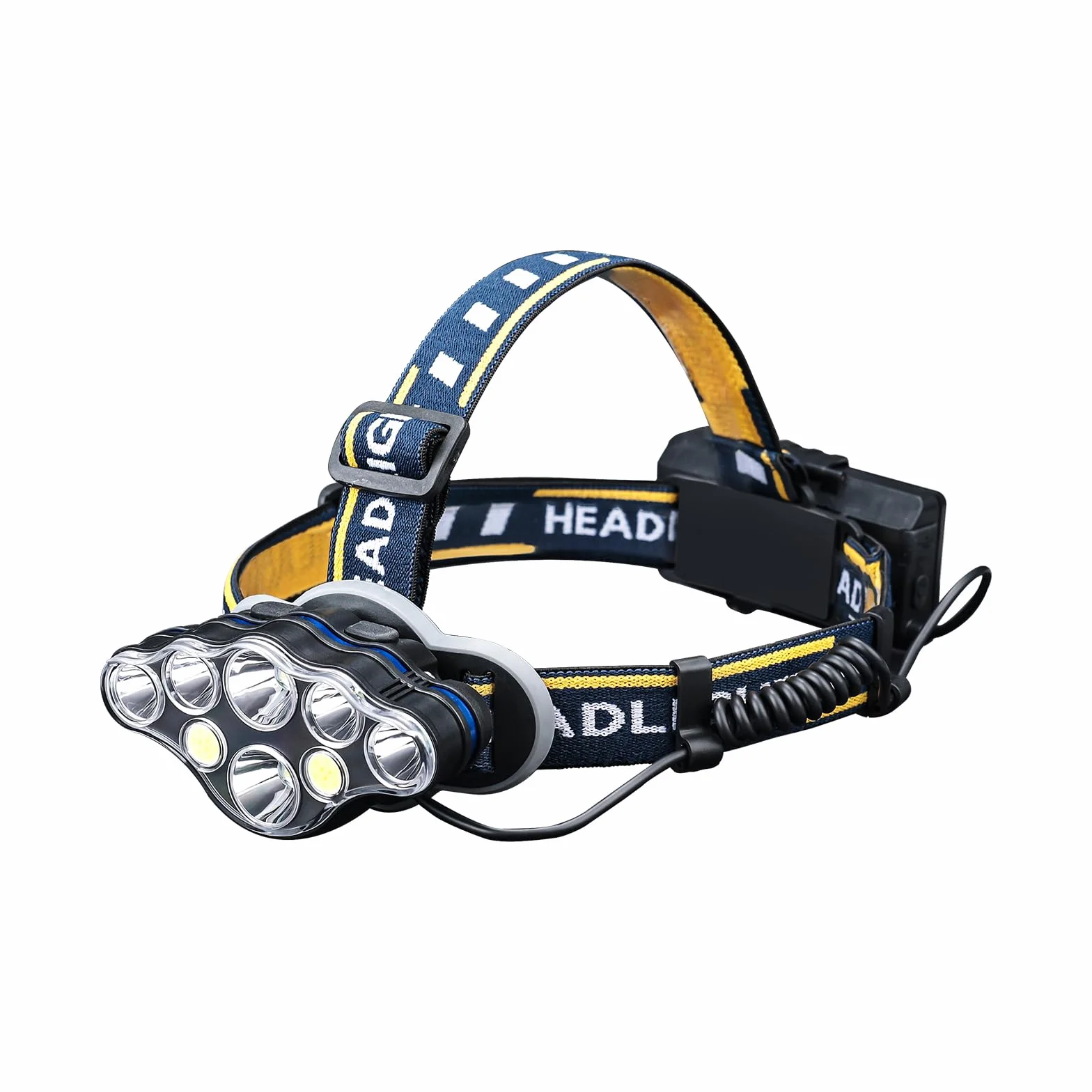 GRIFEMA GD303 Linterna Frontal LED Recargable IPX45 Impermeable 8 LEDs