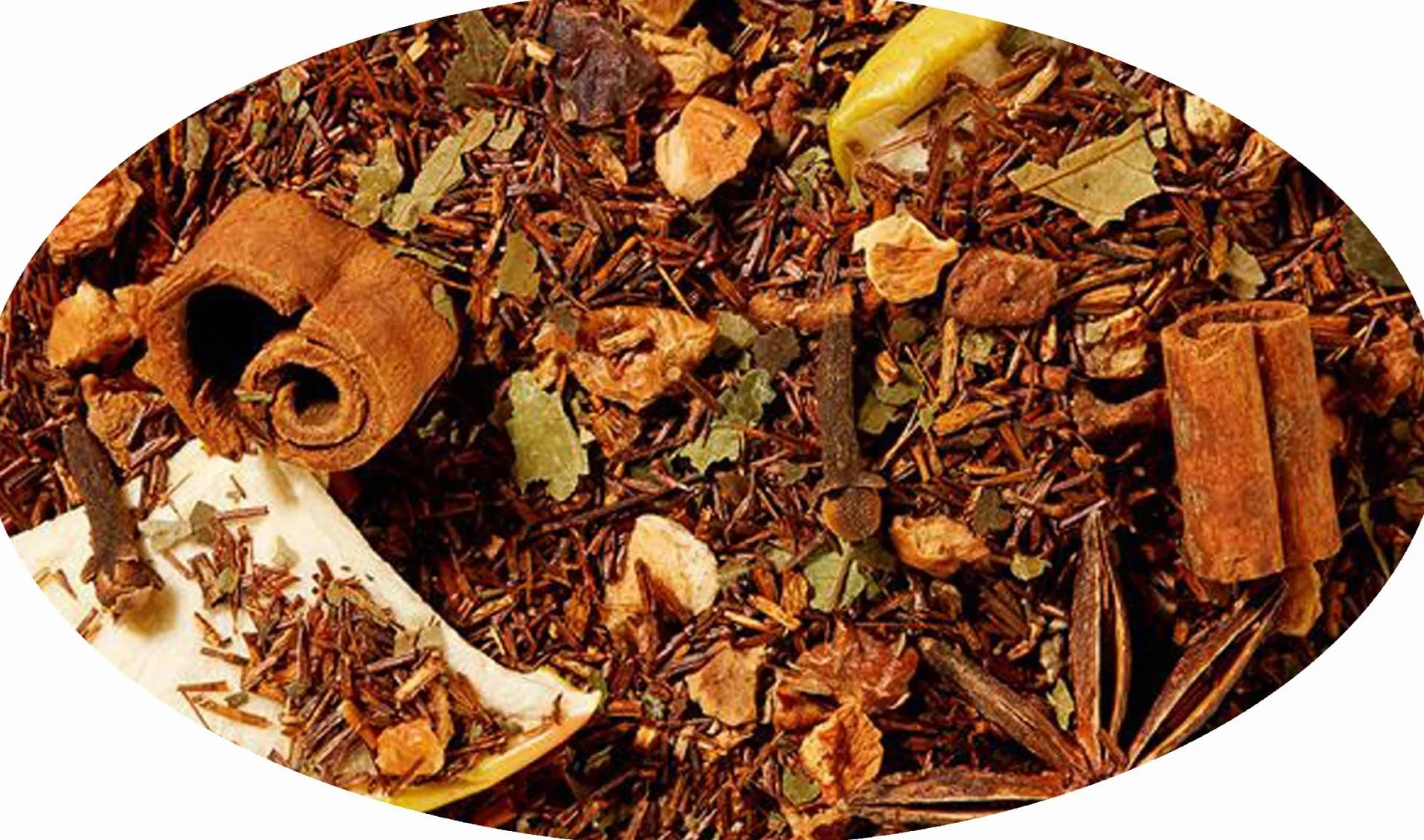 Eder Gewürze - Mezcla de té de arbustos rojos - Manzana asada/ponche de huevo de manzana asada nota - aromatizada - 1 kg